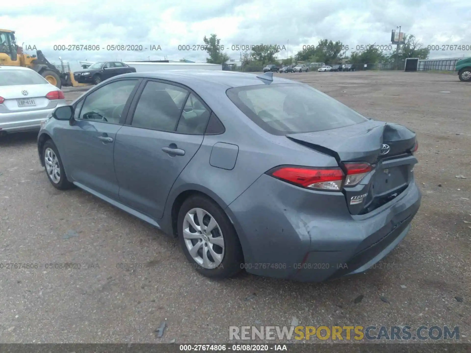 3 Photograph of a damaged car 5YFEPRAE7LP087096 TOYOTA COROLLA 2020