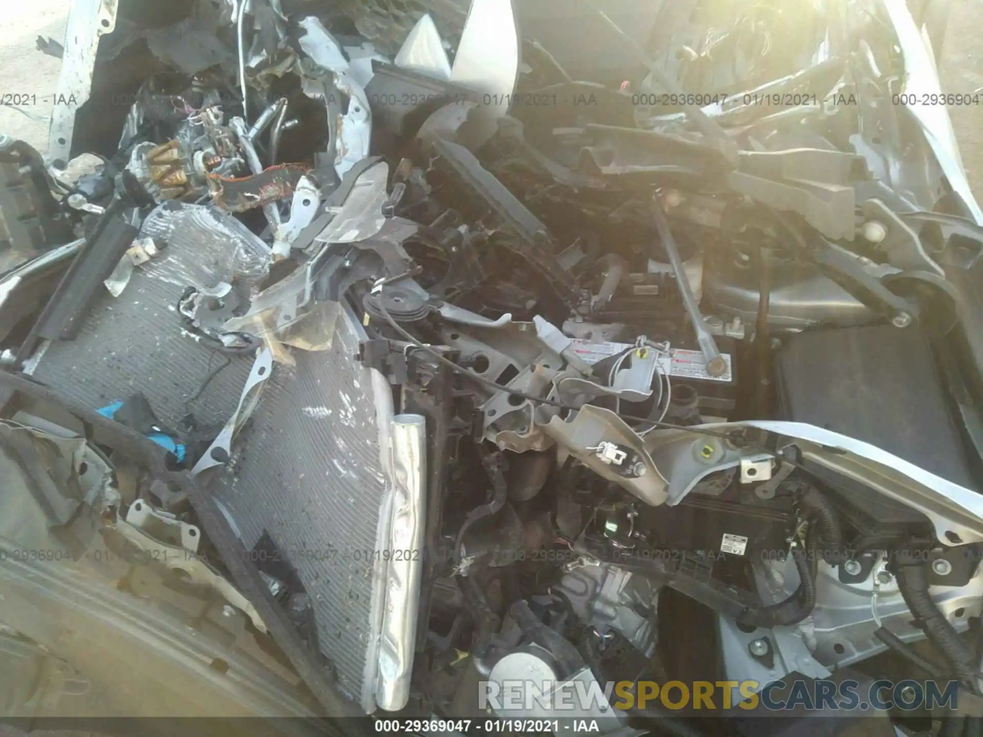 10 Photograph of a damaged car 5YFEPRAE7LP087583 TOYOTA COROLLA 2020
