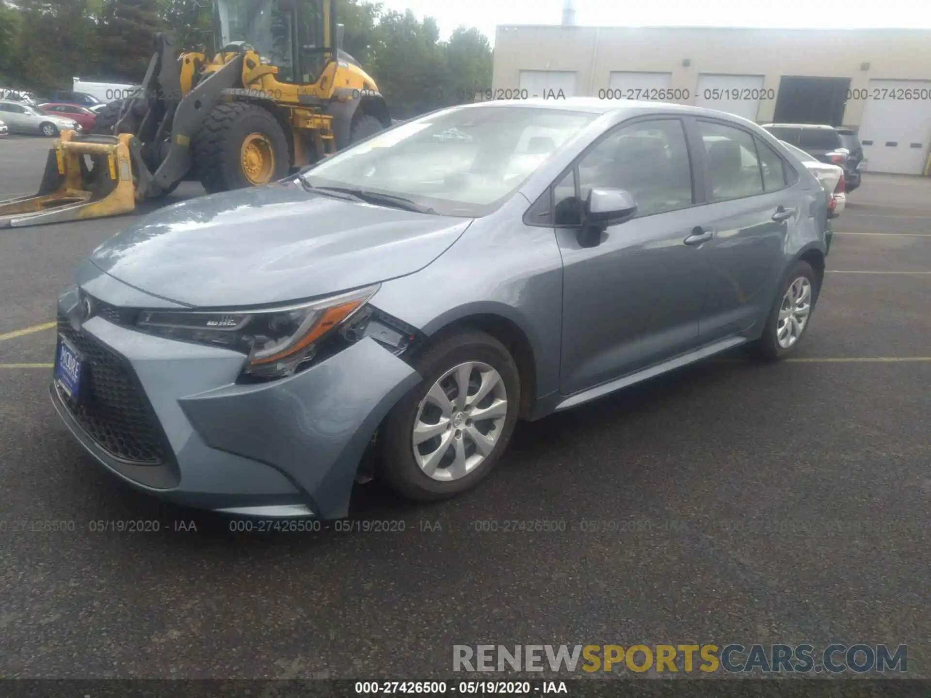 2 Photograph of a damaged car 5YFEPRAE7LP087602 TOYOTA COROLLA 2020