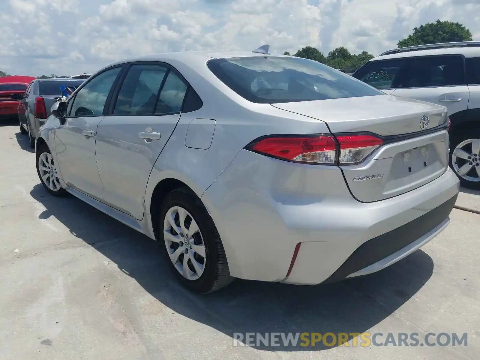 3 Photograph of a damaged car 5YFEPRAE7LP088118 TOYOTA COROLLA 2020