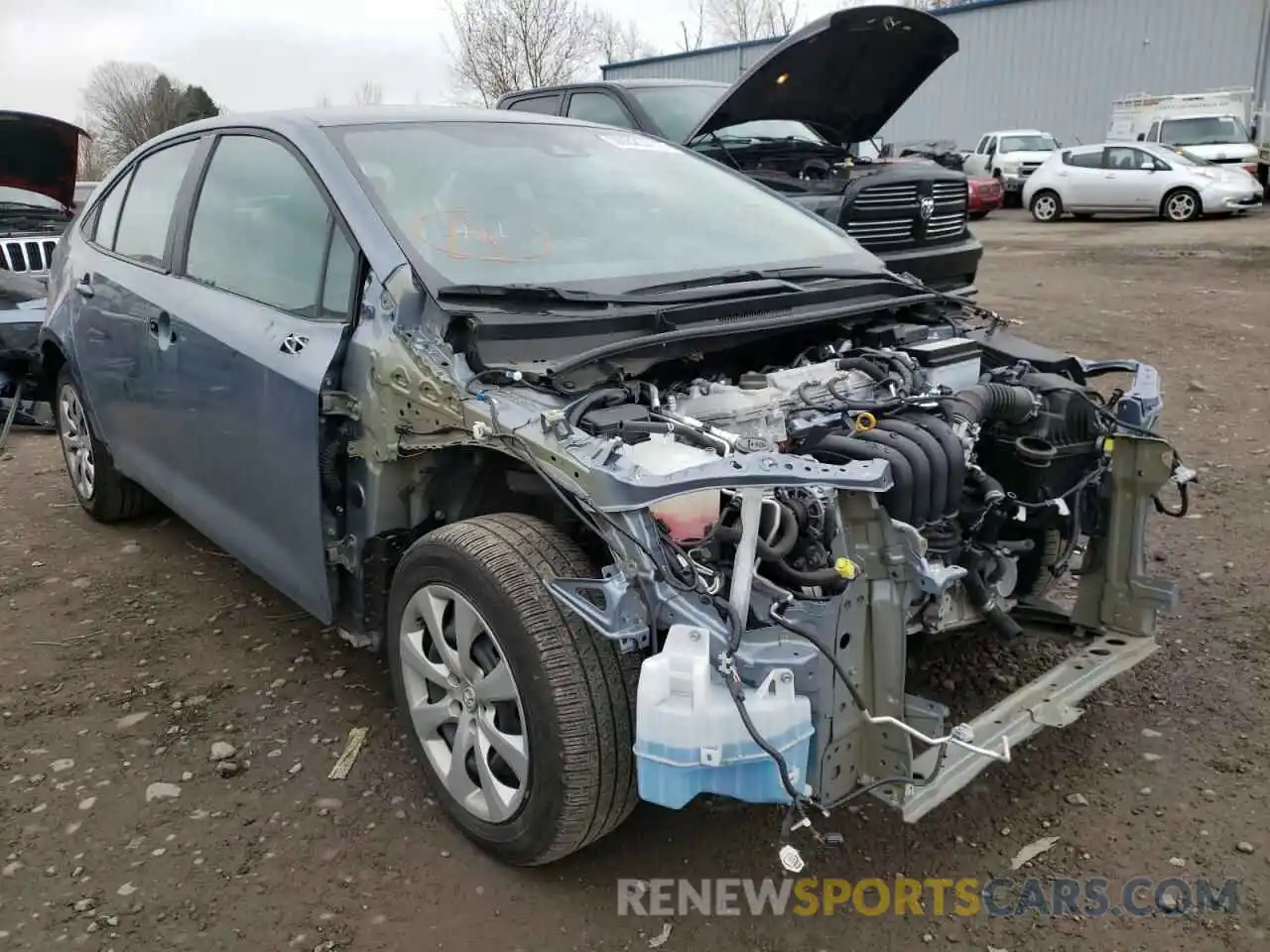 1 Photograph of a damaged car 5YFEPRAE7LP088152 TOYOTA COROLLA 2020