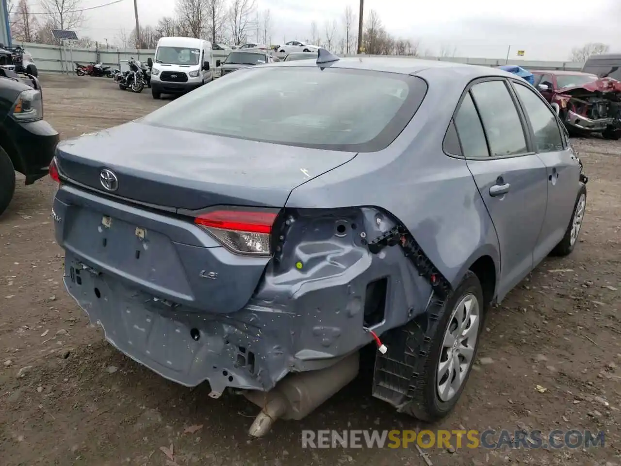 4 Photograph of a damaged car 5YFEPRAE7LP088152 TOYOTA COROLLA 2020