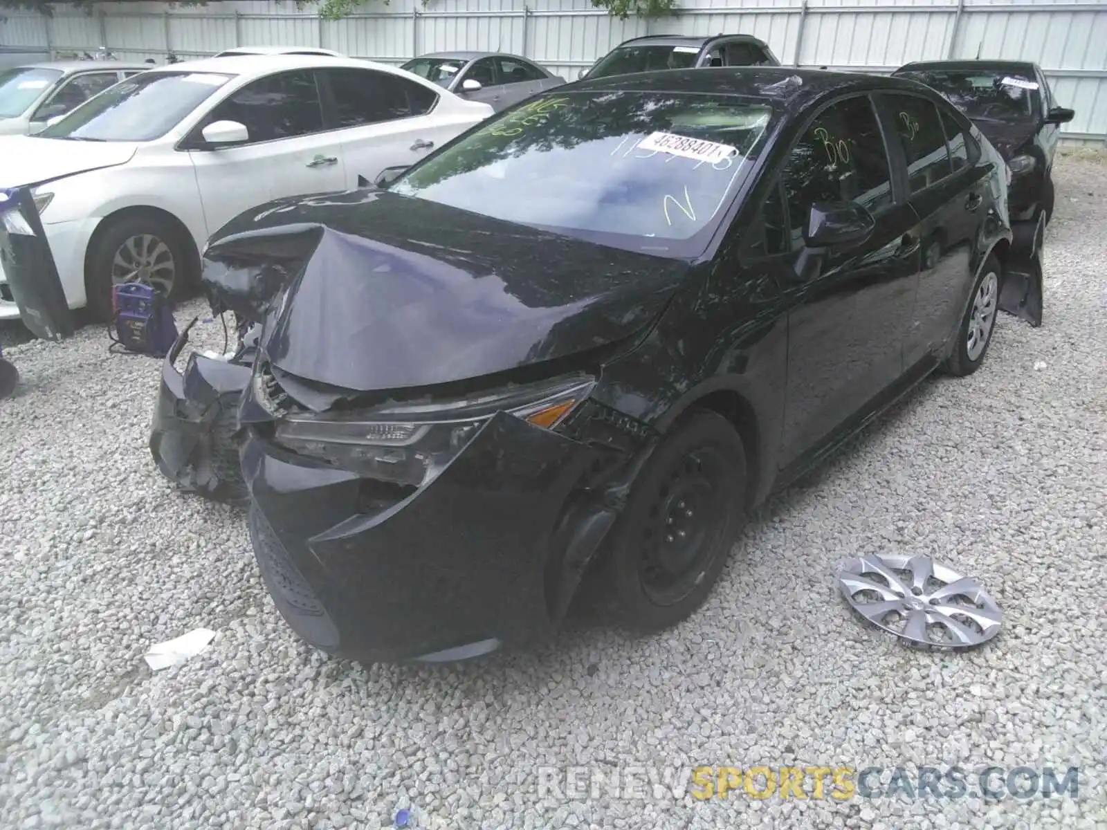 2 Photograph of a damaged car 5YFEPRAE7LP088555 TOYOTA COROLLA 2020