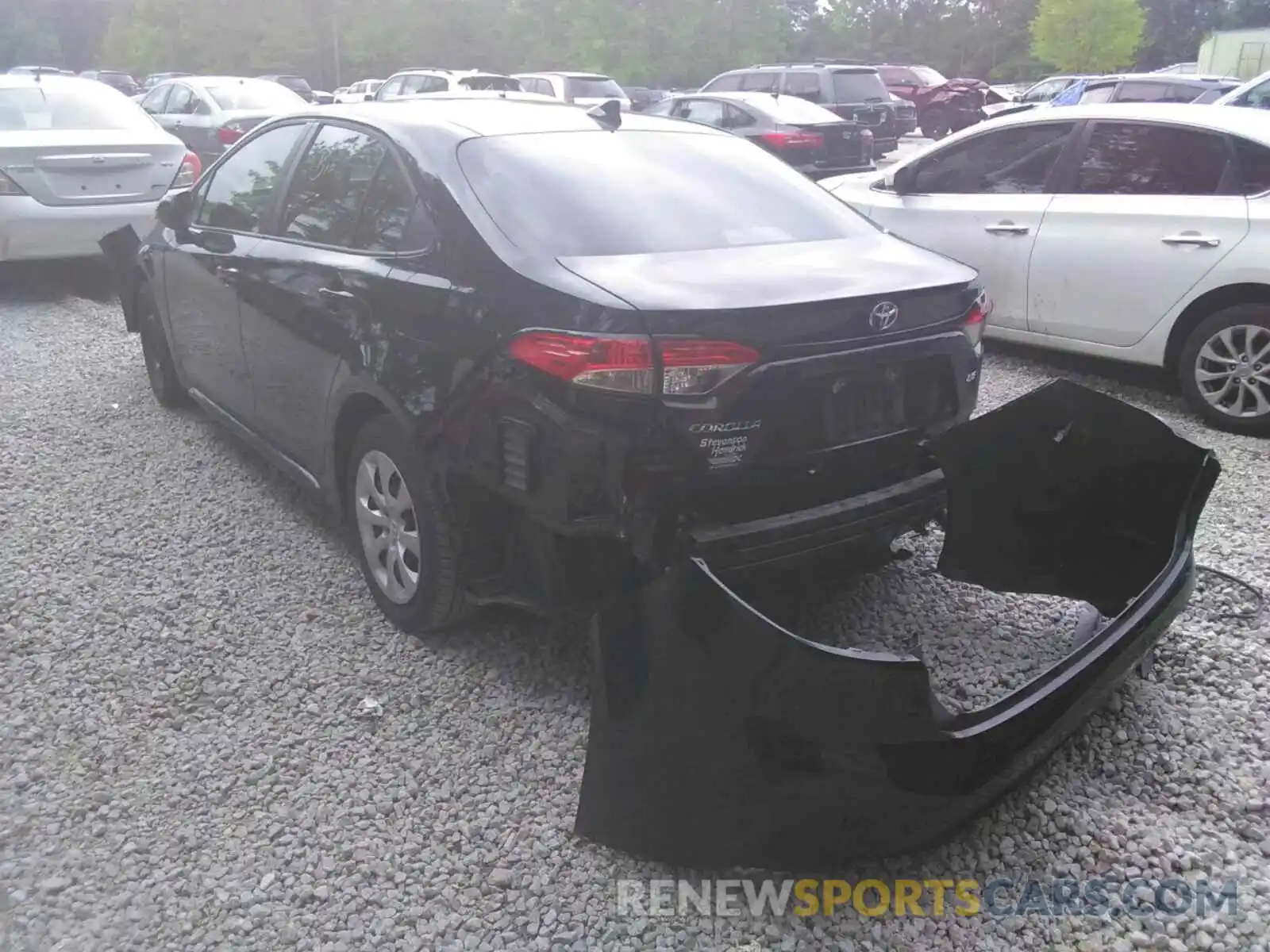 3 Photograph of a damaged car 5YFEPRAE7LP088555 TOYOTA COROLLA 2020