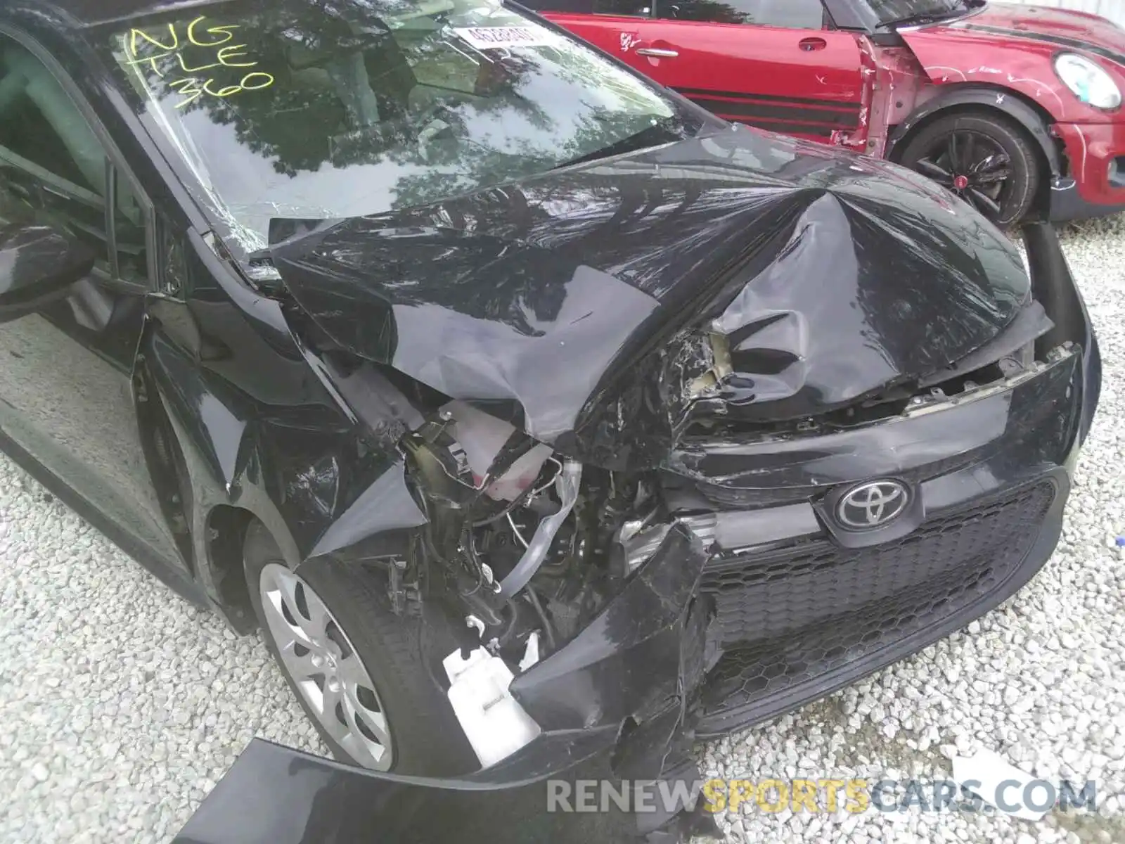 9 Photograph of a damaged car 5YFEPRAE7LP088555 TOYOTA COROLLA 2020