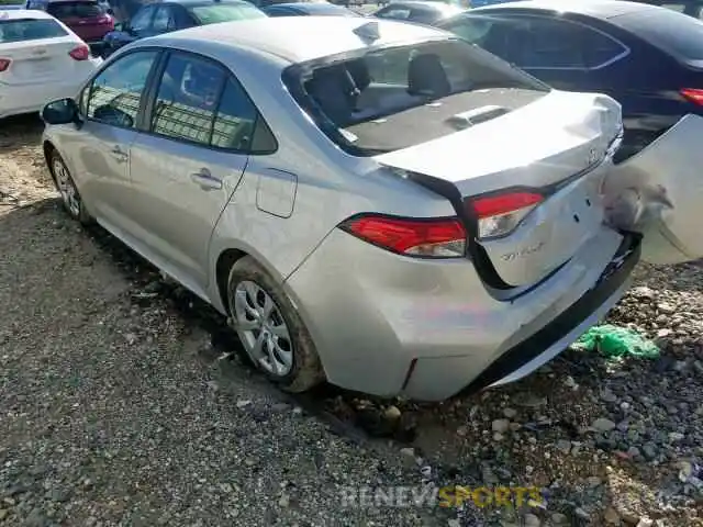 3 Photograph of a damaged car 5YFEPRAE7LP088703 TOYOTA COROLLA 2020