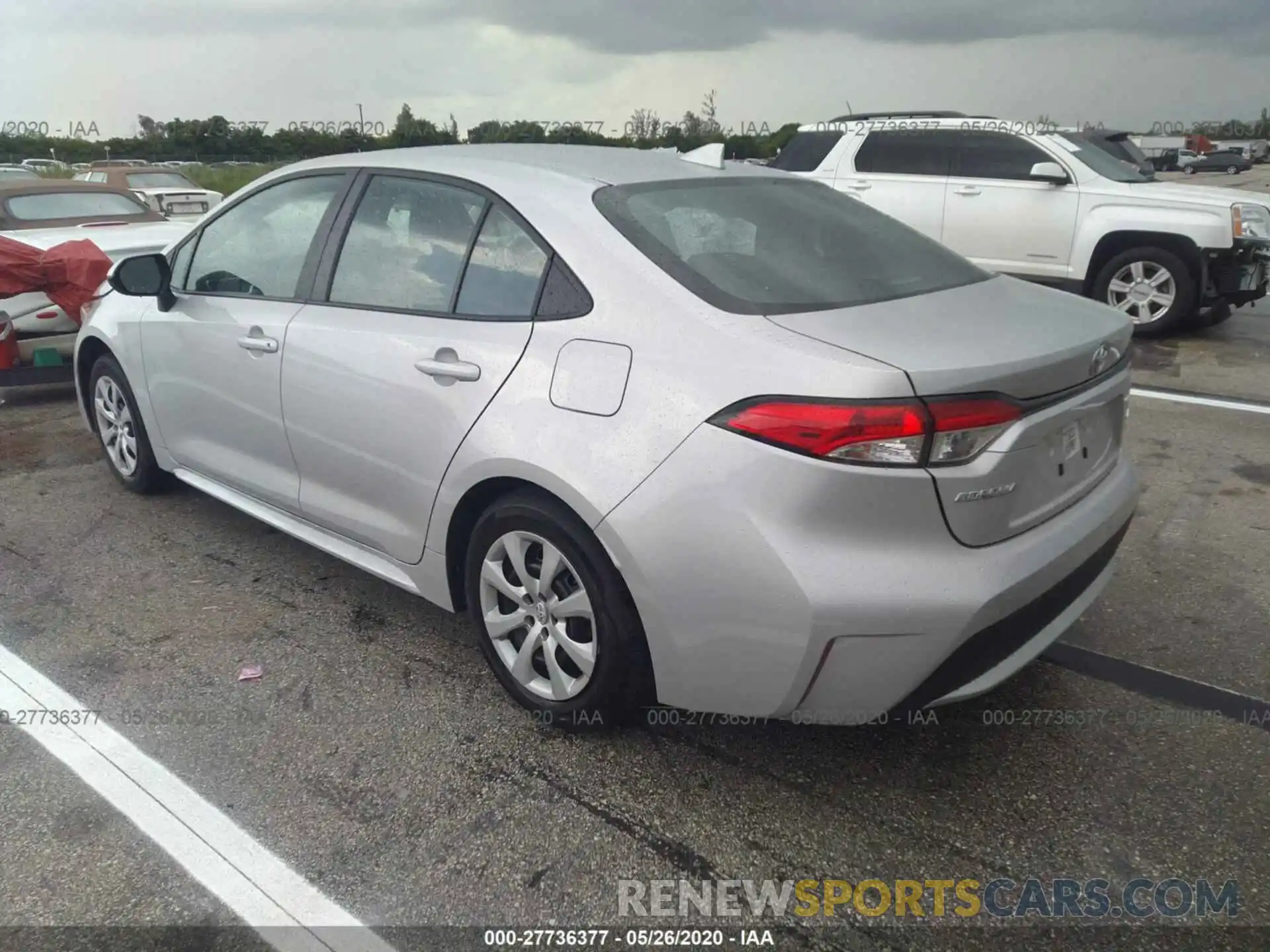 3 Photograph of a damaged car 5YFEPRAE7LP089205 TOYOTA COROLLA 2020