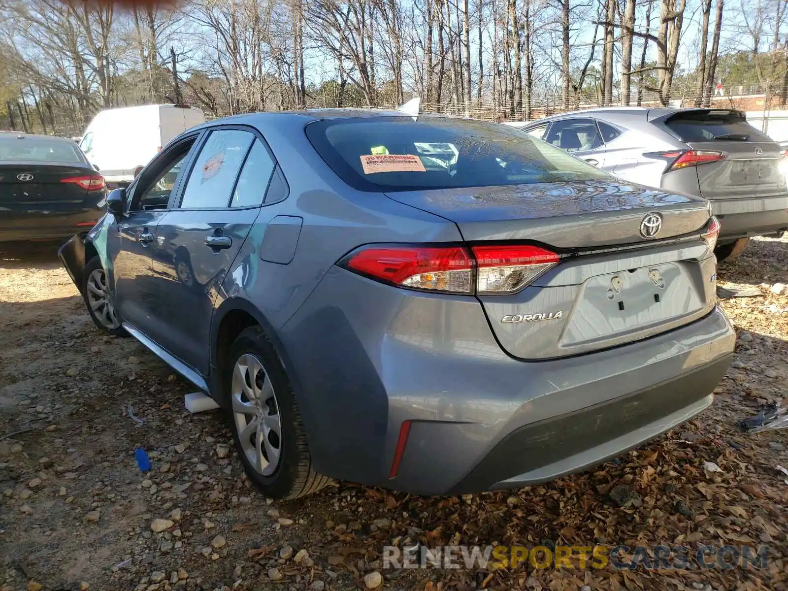 3 Photograph of a damaged car 5YFEPRAE7LP089432 TOYOTA COROLLA 2020