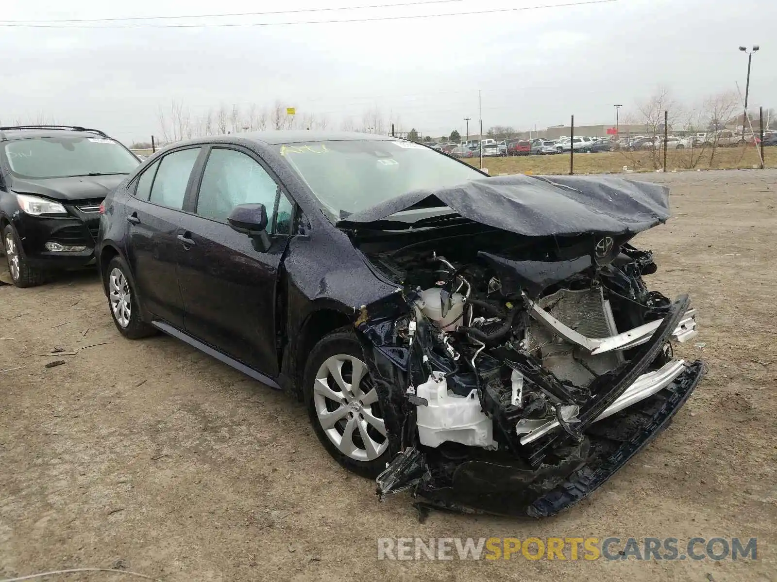 1 Photograph of a damaged car 5YFEPRAE7LP090032 TOYOTA COROLLA 2020