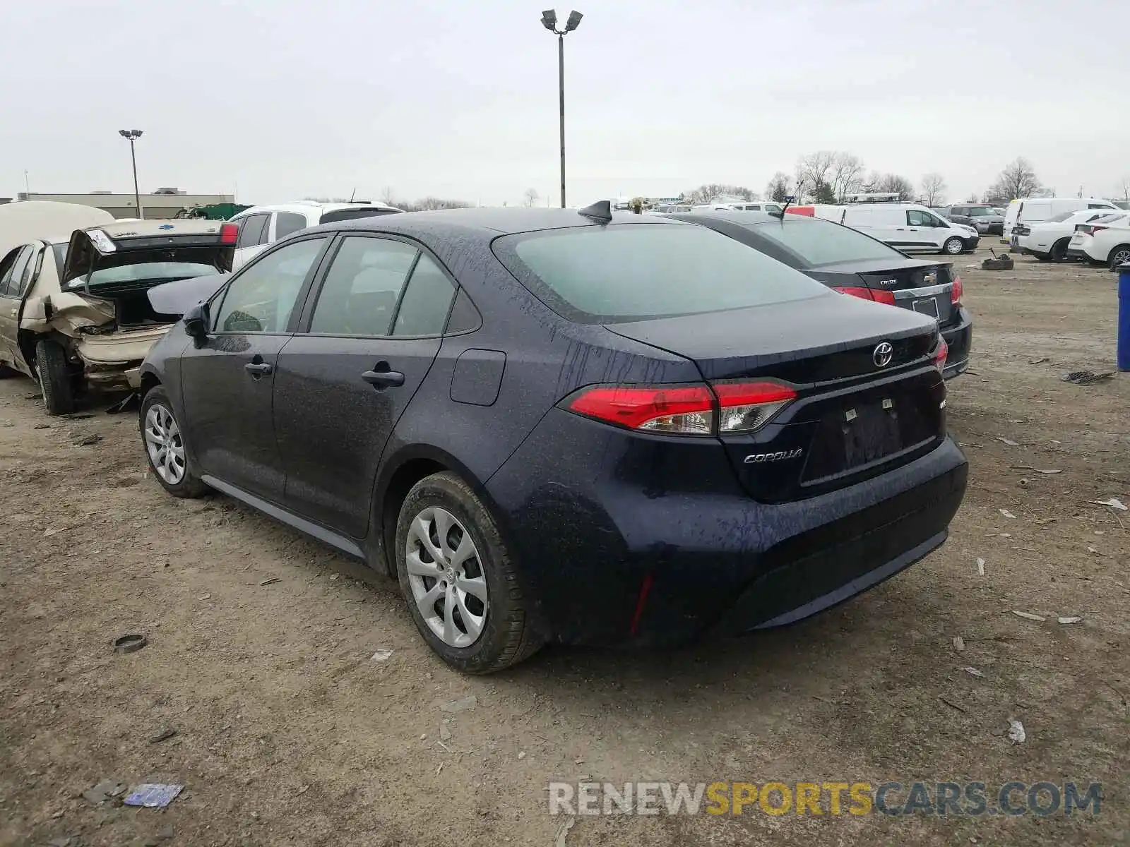 3 Photograph of a damaged car 5YFEPRAE7LP090032 TOYOTA COROLLA 2020