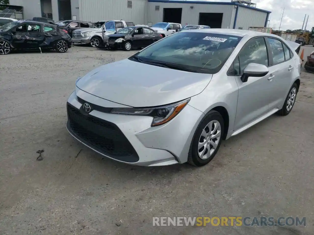 2 Photograph of a damaged car 5YFEPRAE7LP090127 TOYOTA COROLLA 2020