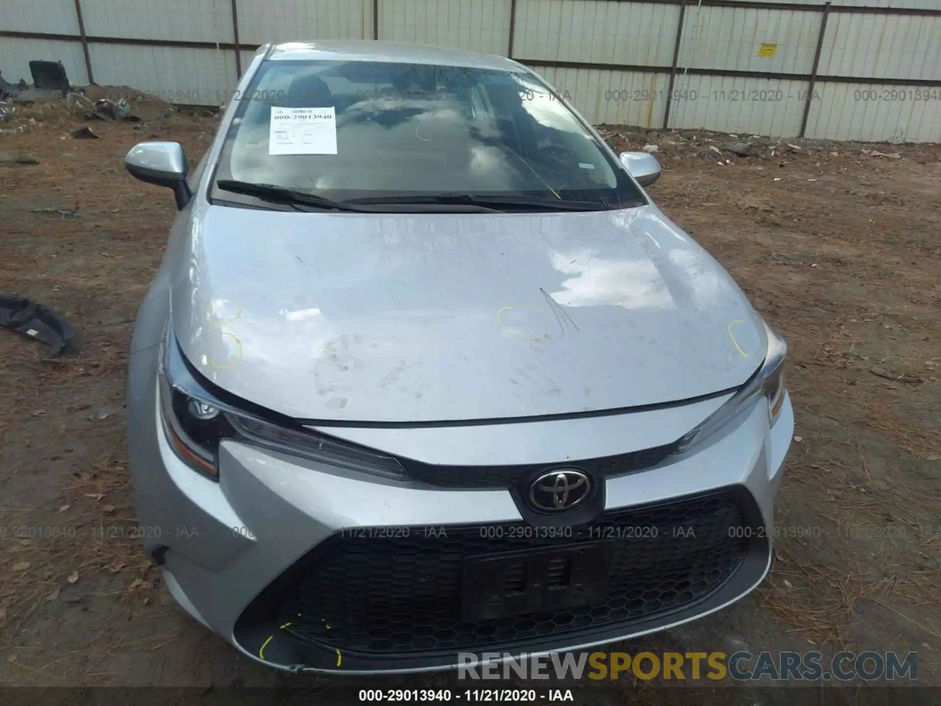 6 Photograph of a damaged car 5YFEPRAE7LP091276 TOYOTA COROLLA 2020