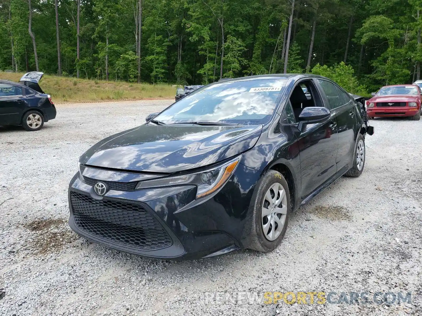 2 Photograph of a damaged car 5YFEPRAE7LP091794 TOYOTA COROLLA 2020