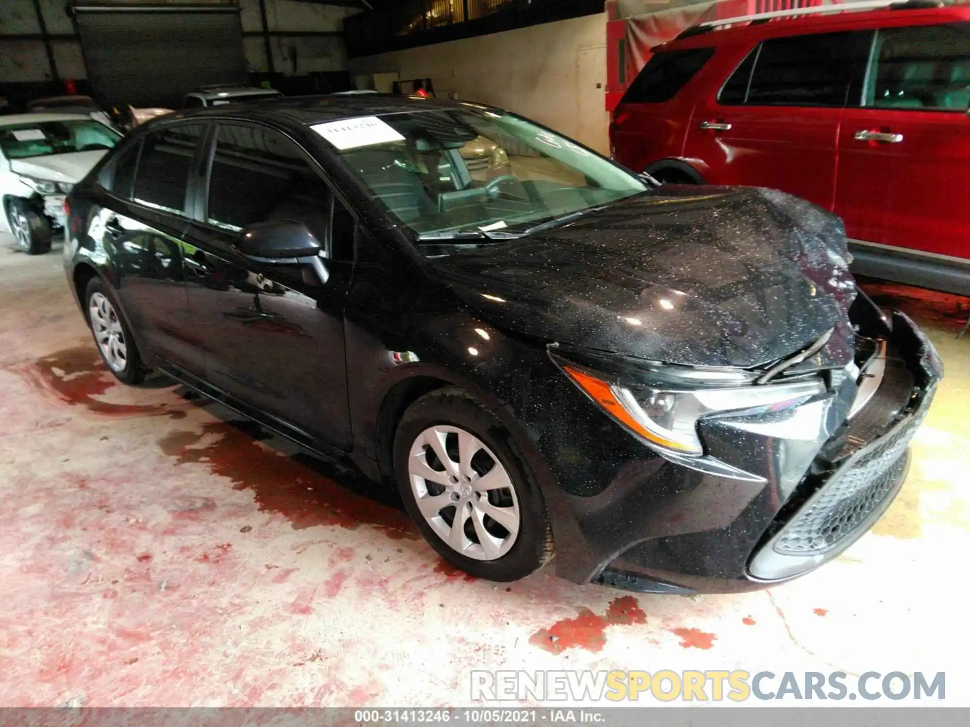 1 Photograph of a damaged car 5YFEPRAE7LP091889 TOYOTA COROLLA 2020