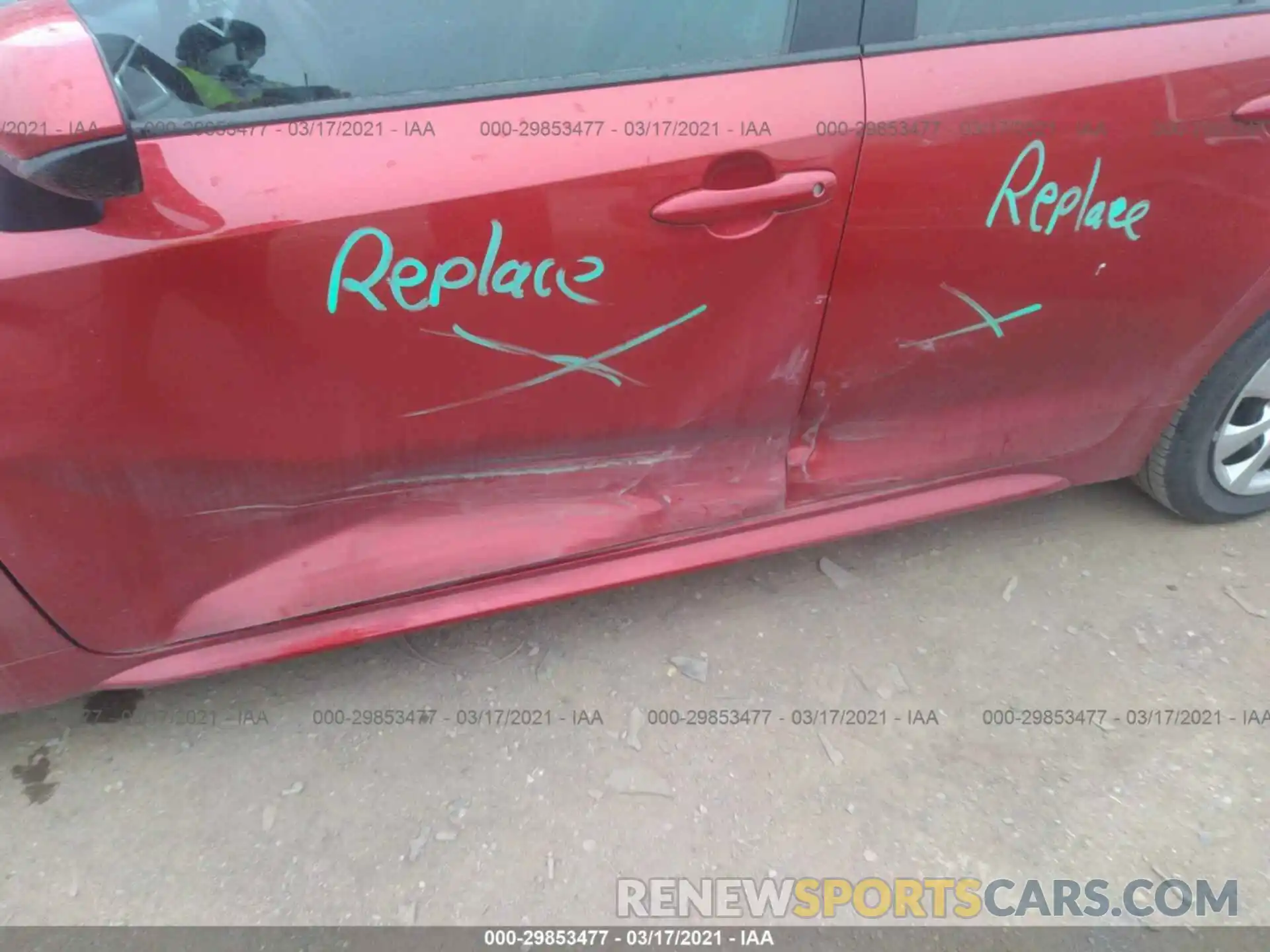 6 Photograph of a damaged car 5YFEPRAE7LP092203 TOYOTA COROLLA 2020