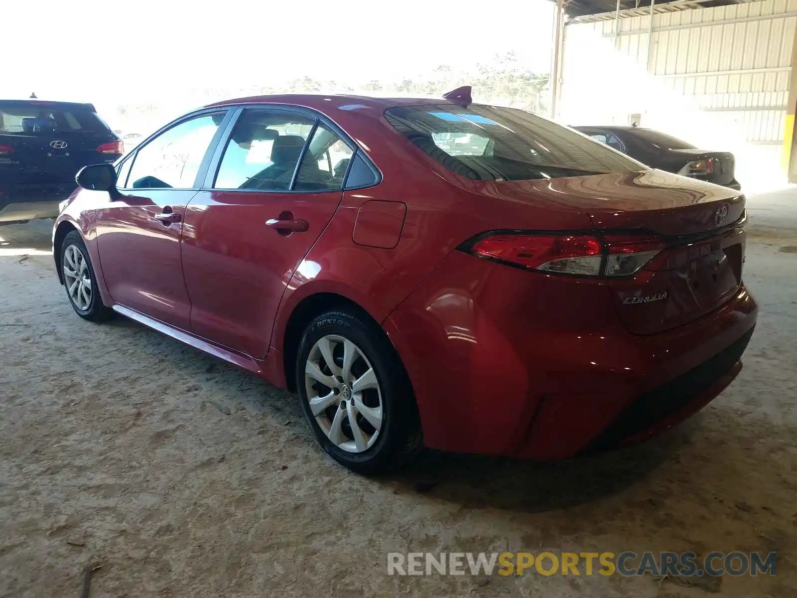 3 Photograph of a damaged car 5YFEPRAE7LP095098 TOYOTA COROLLA 2020