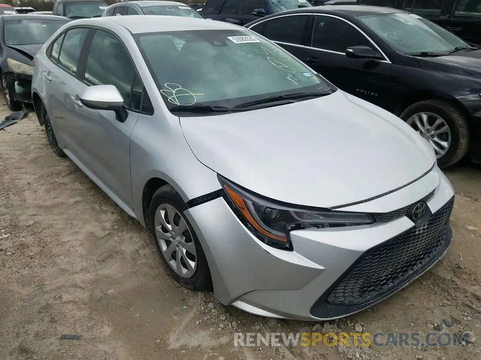 1 Photograph of a damaged car 5YFEPRAE7LP096459 TOYOTA COROLLA 2020