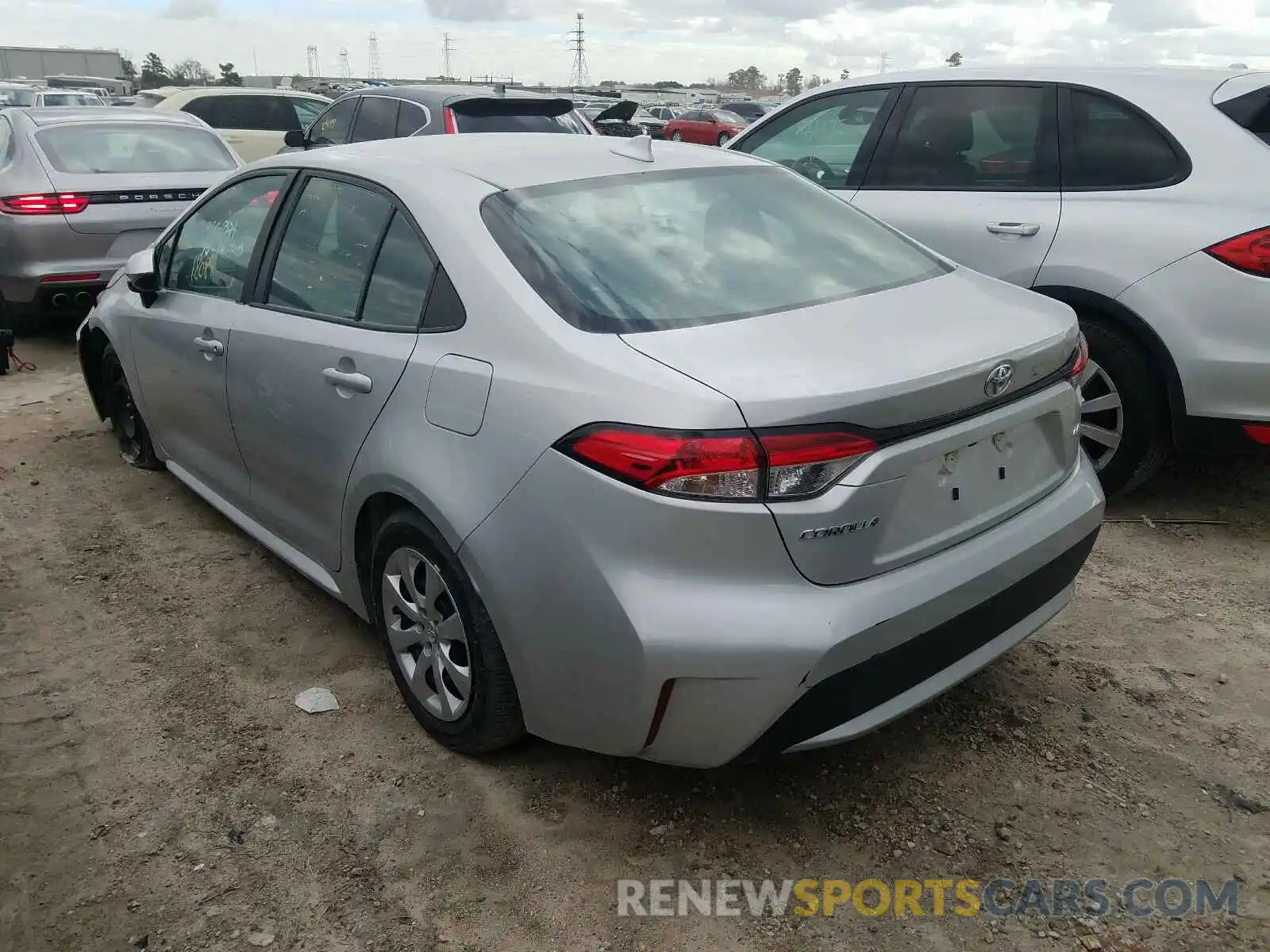 3 Photograph of a damaged car 5YFEPRAE7LP096459 TOYOTA COROLLA 2020