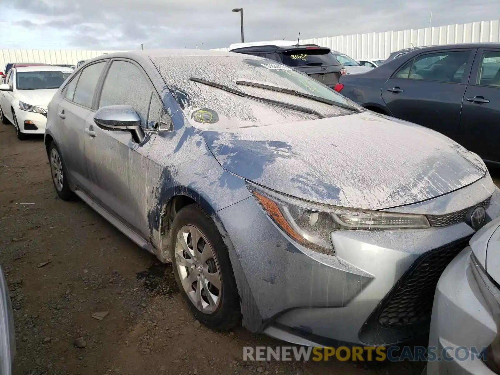 1 Photograph of a damaged car 5YFEPRAE7LP096543 TOYOTA COROLLA 2020