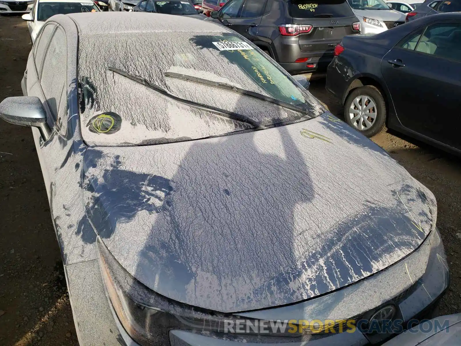 9 Photograph of a damaged car 5YFEPRAE7LP096543 TOYOTA COROLLA 2020