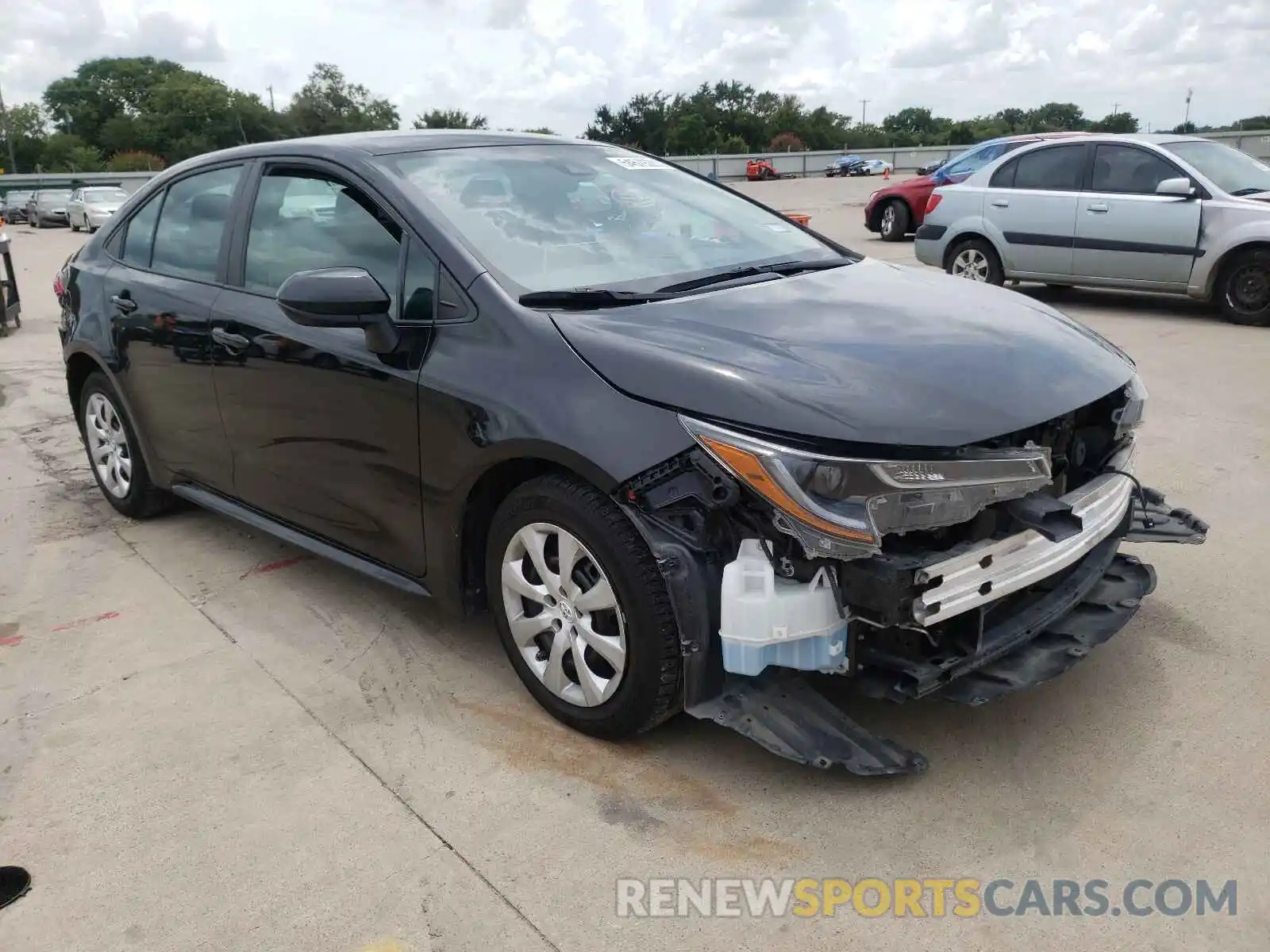 1 Photograph of a damaged car 5YFEPRAE7LP096610 TOYOTA COROLLA 2020