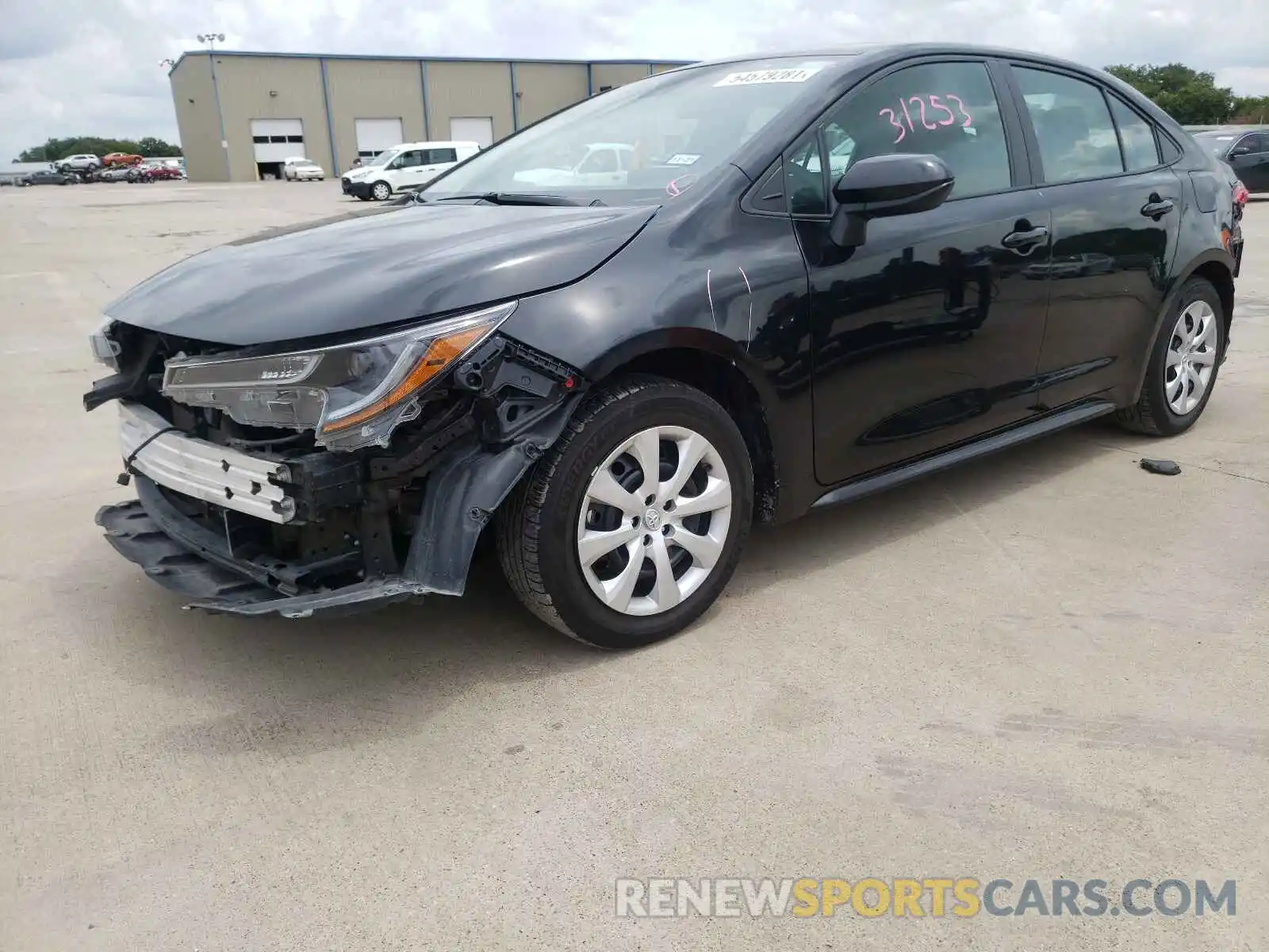 2 Photograph of a damaged car 5YFEPRAE7LP096610 TOYOTA COROLLA 2020