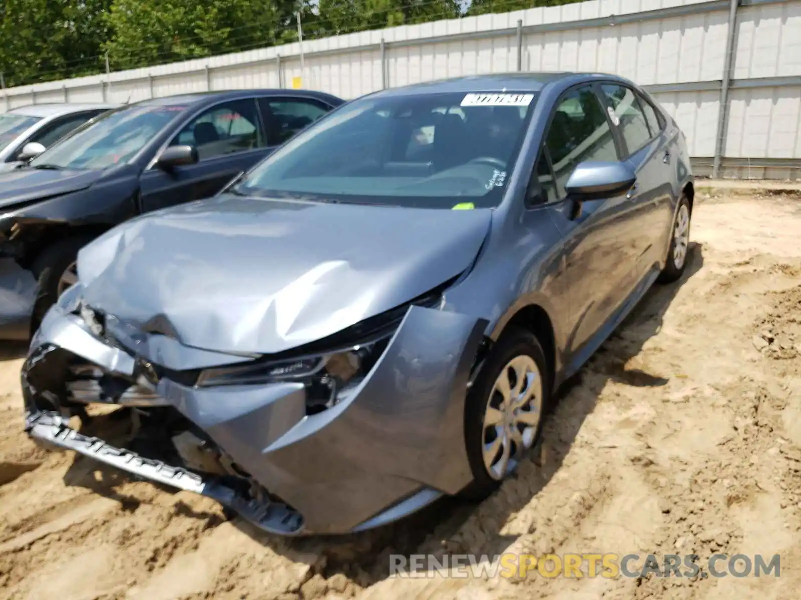 2 Photograph of a damaged car 5YFEPRAE7LP097708 TOYOTA COROLLA 2020