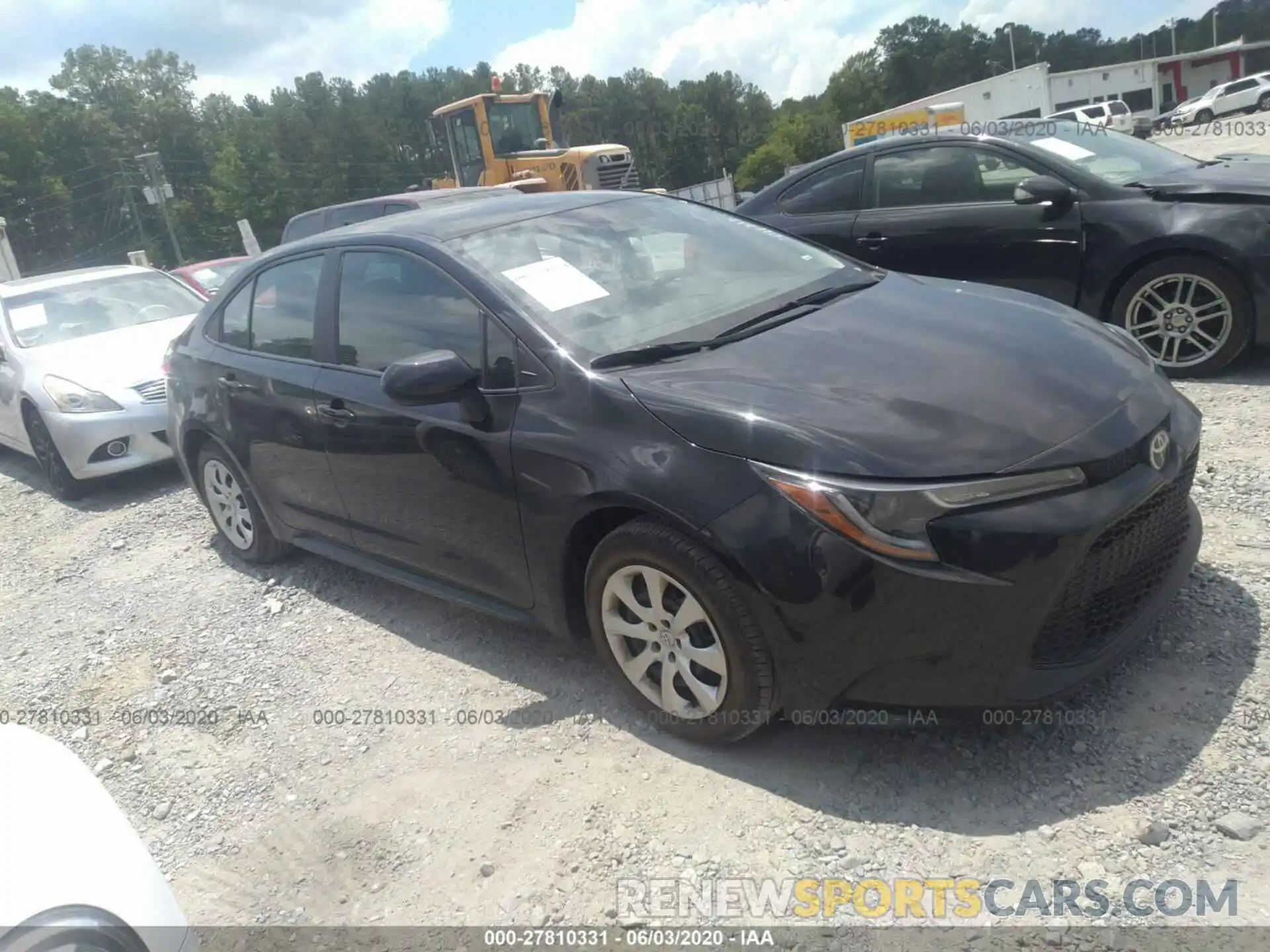 1 Photograph of a damaged car 5YFEPRAE7LP097952 TOYOTA COROLLA 2020