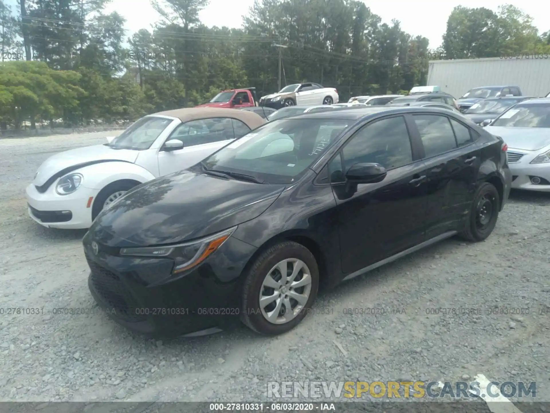 2 Photograph of a damaged car 5YFEPRAE7LP097952 TOYOTA COROLLA 2020