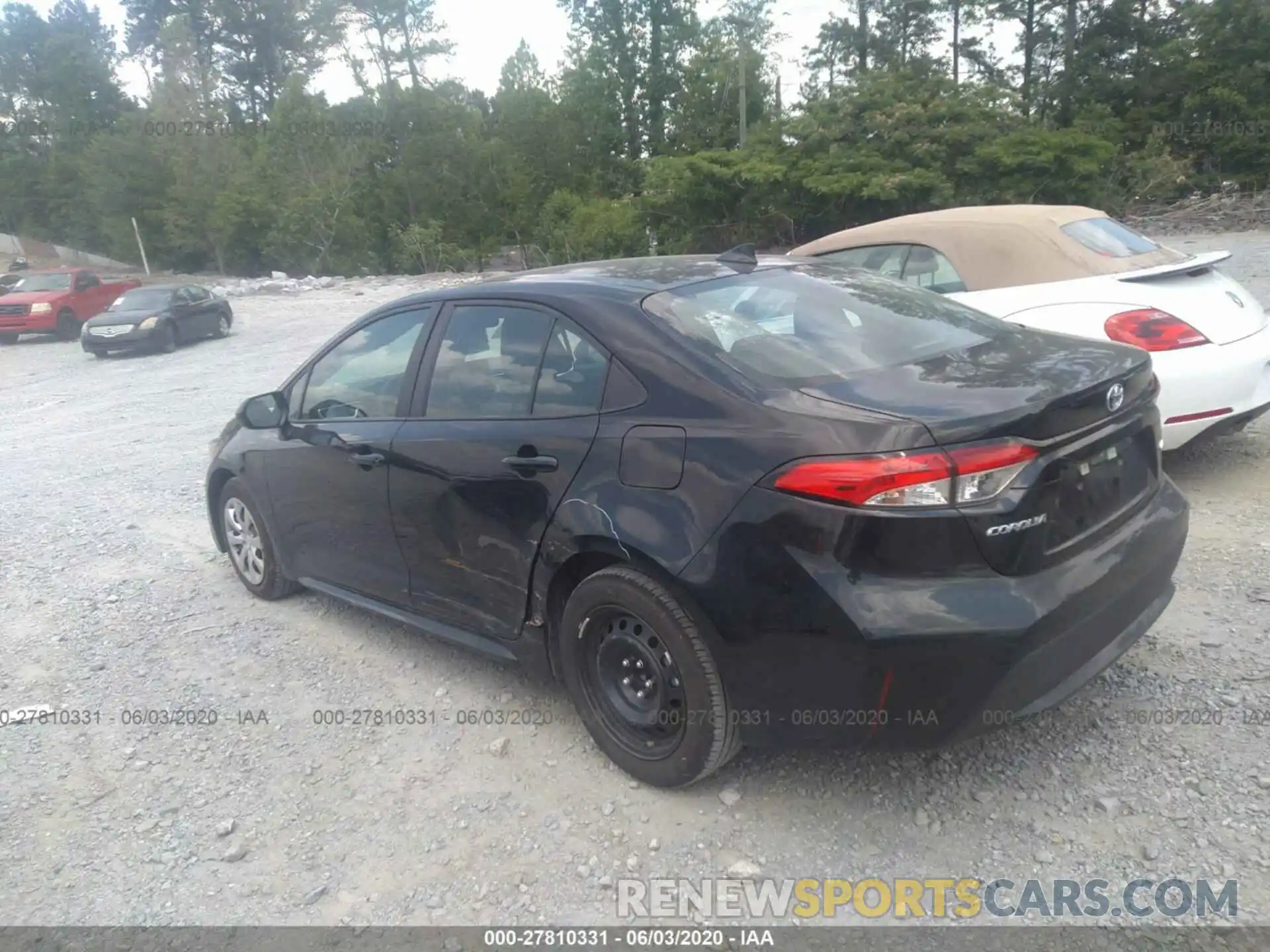 3 Photograph of a damaged car 5YFEPRAE7LP097952 TOYOTA COROLLA 2020