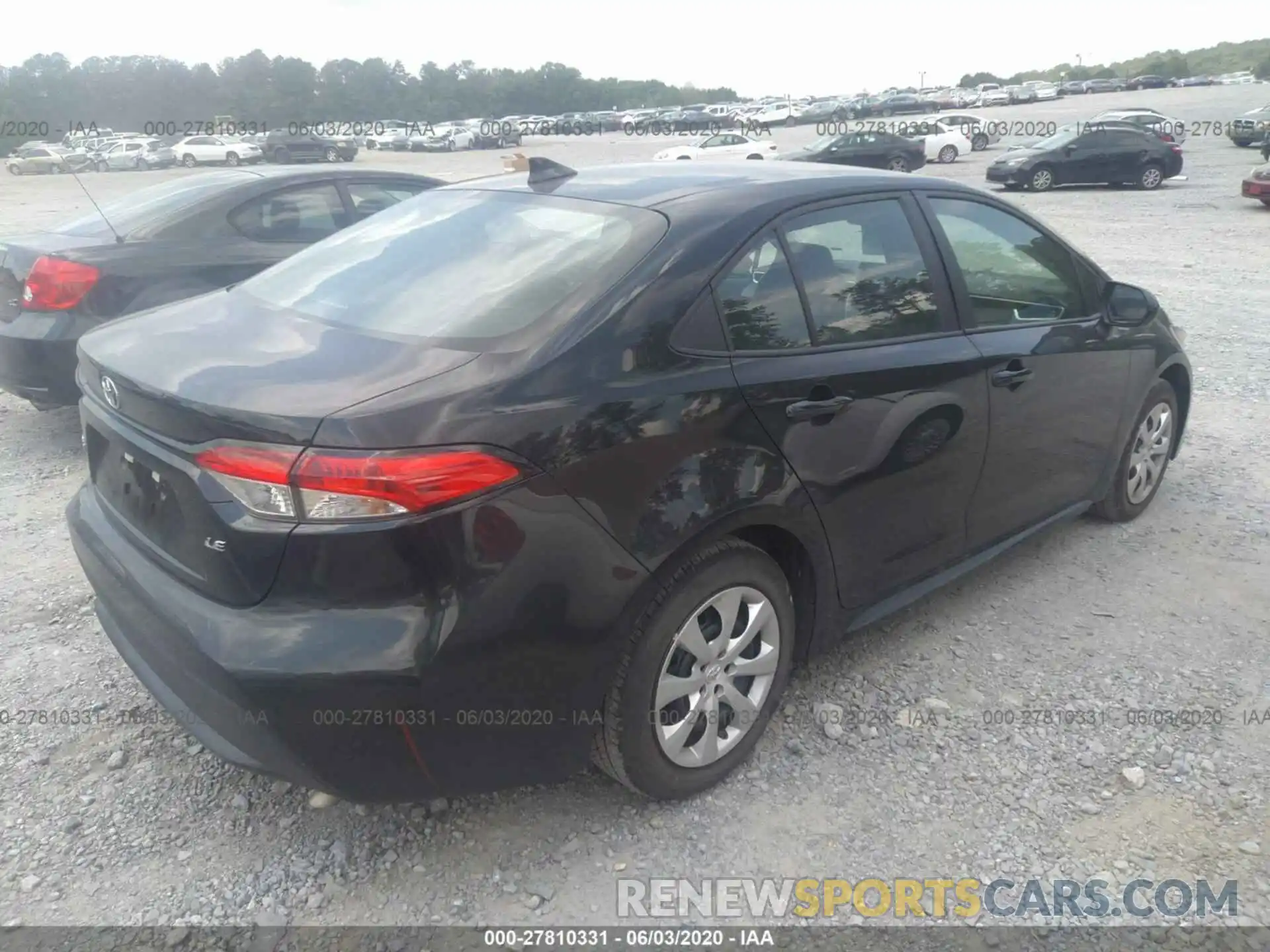 4 Photograph of a damaged car 5YFEPRAE7LP097952 TOYOTA COROLLA 2020