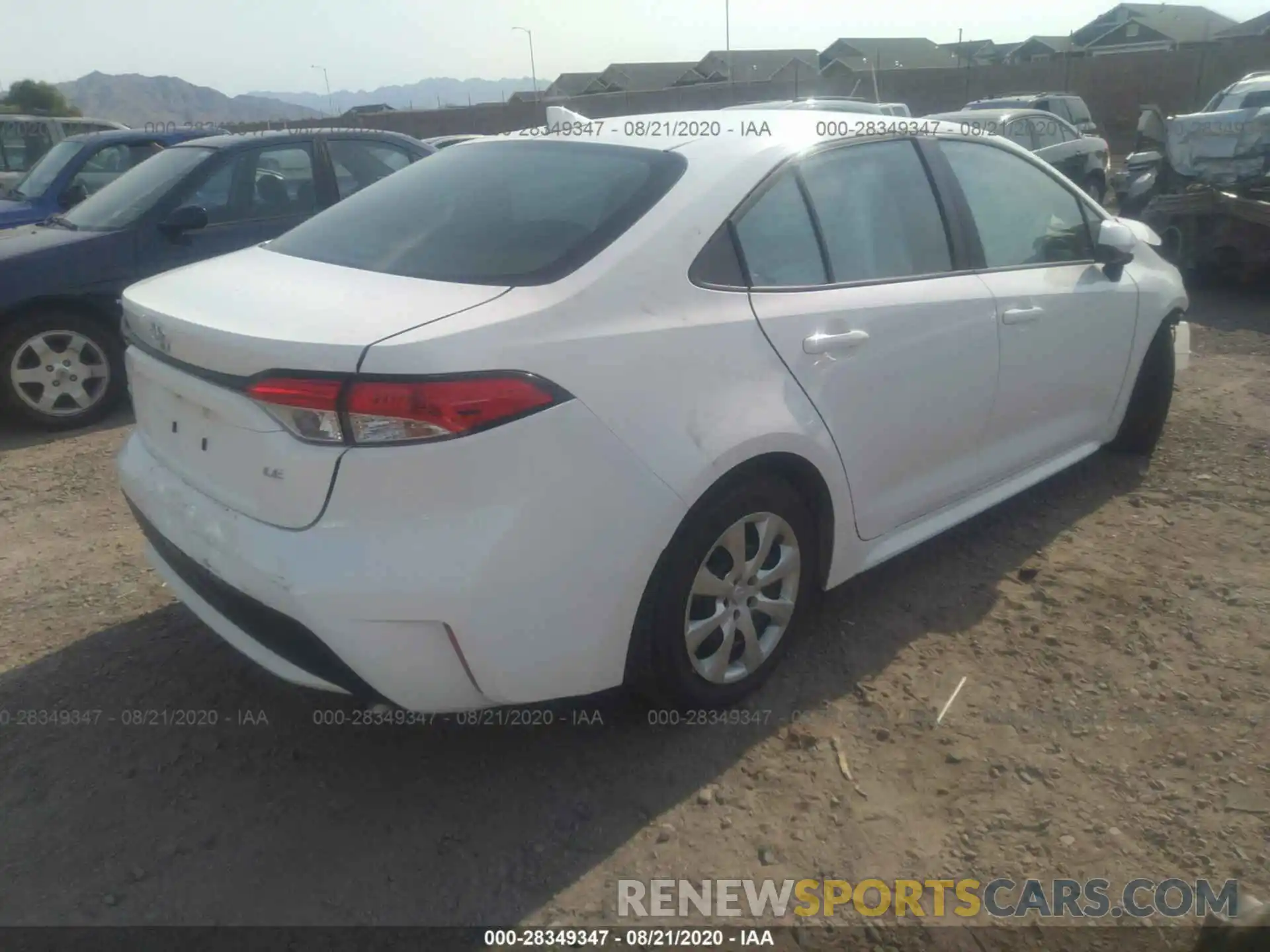 4 Photograph of a damaged car 5YFEPRAE7LP098275 TOYOTA COROLLA 2020