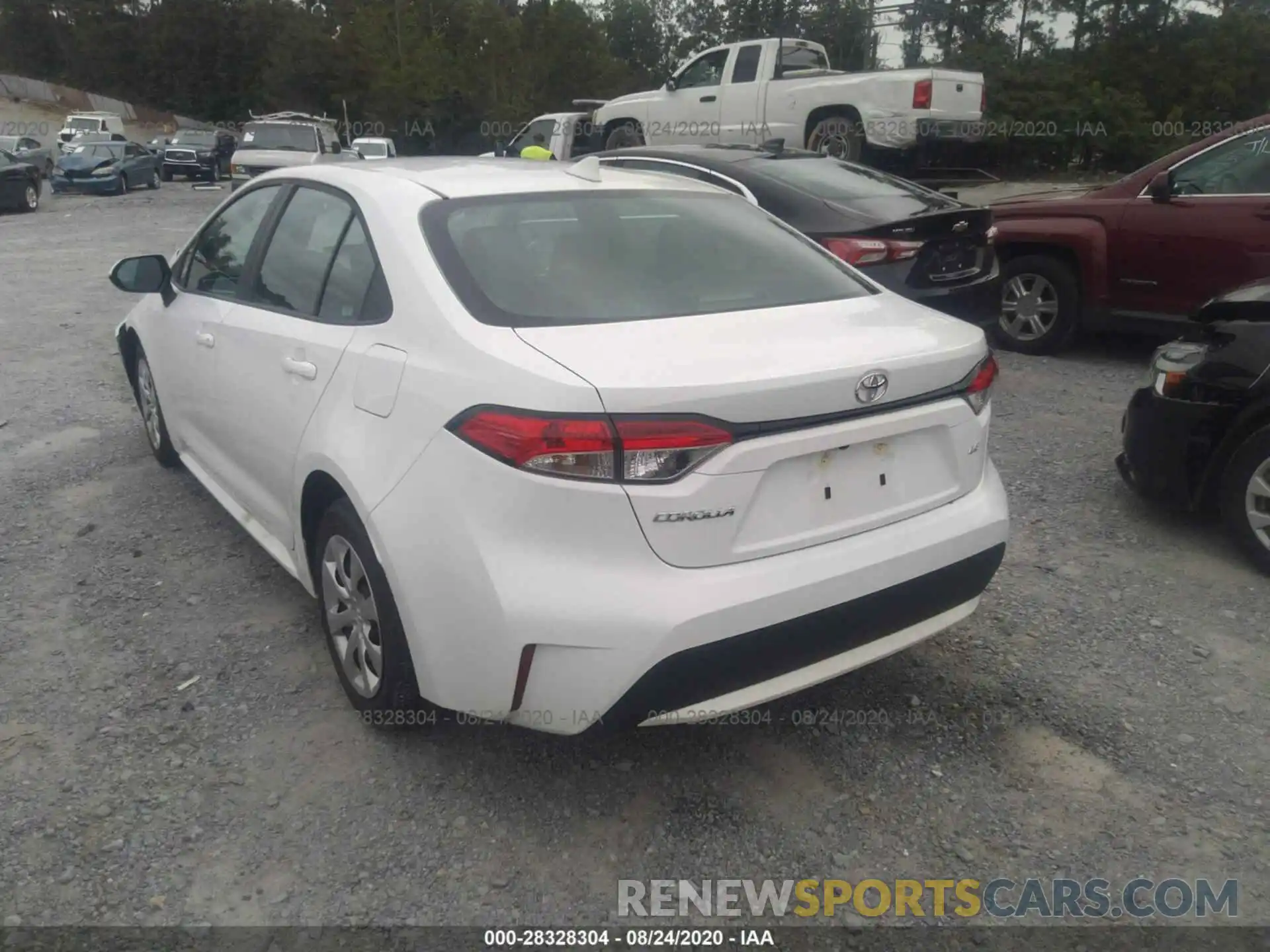 3 Photograph of a damaged car 5YFEPRAE7LP098597 TOYOTA COROLLA 2020