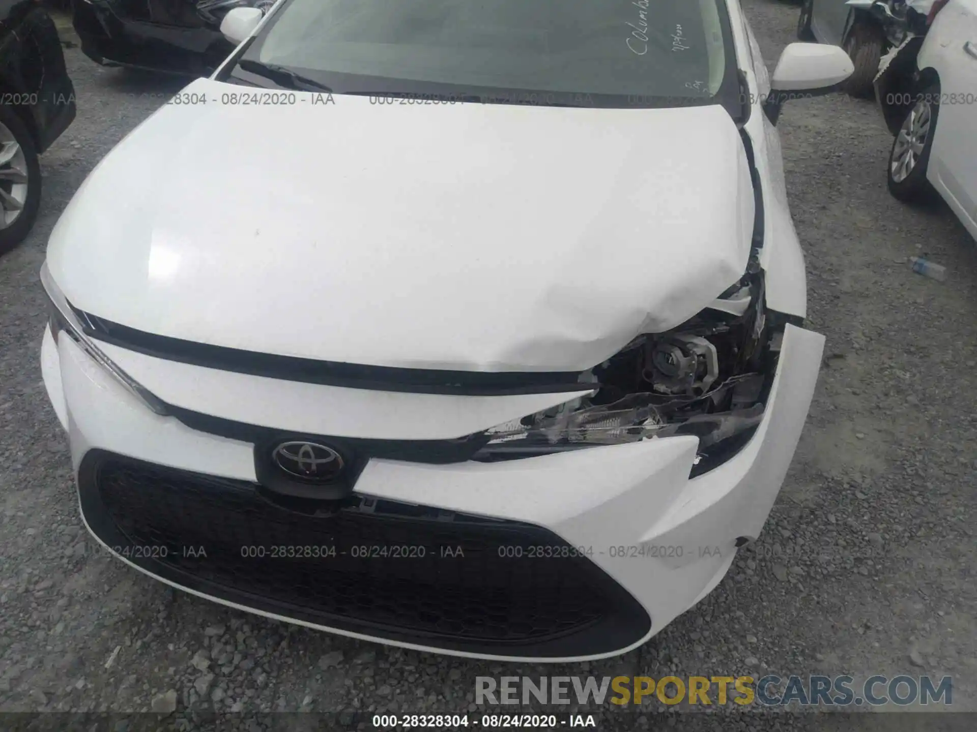 6 Photograph of a damaged car 5YFEPRAE7LP098597 TOYOTA COROLLA 2020