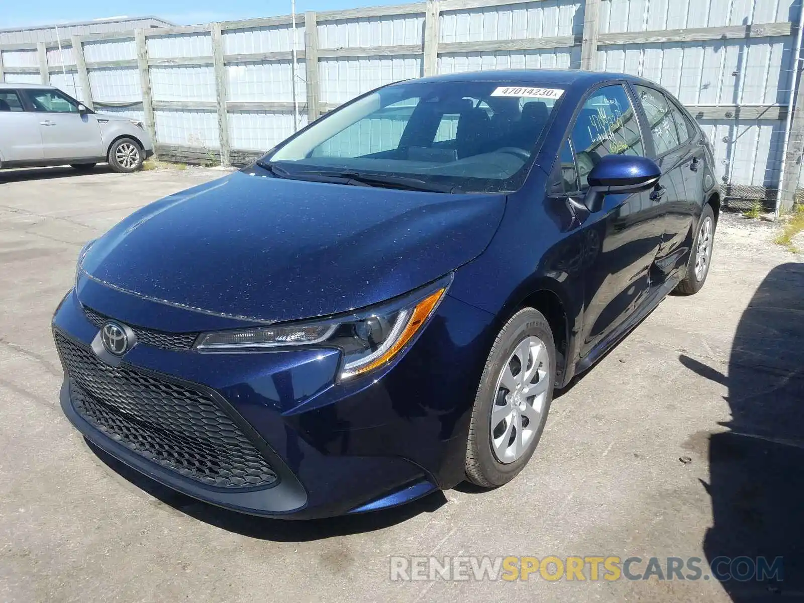 2 Photograph of a damaged car 5YFEPRAE7LP098826 TOYOTA COROLLA 2020