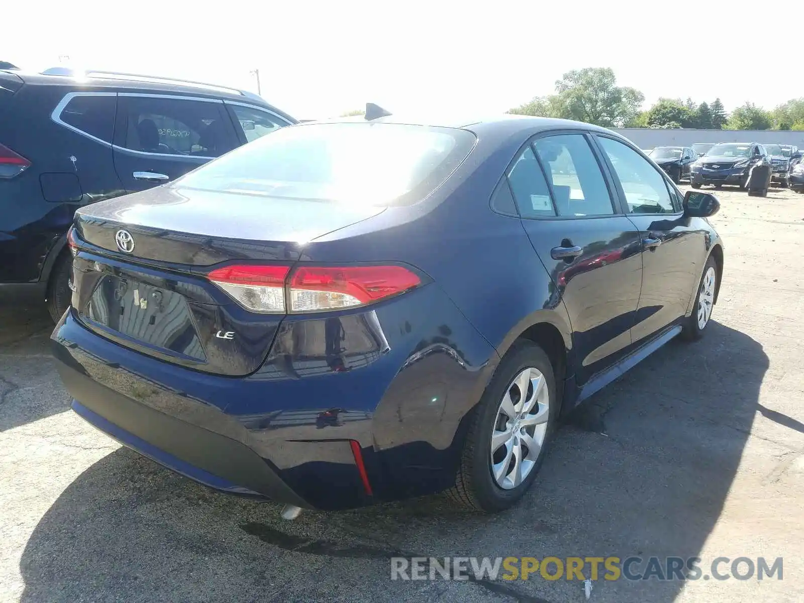 4 Photograph of a damaged car 5YFEPRAE7LP098826 TOYOTA COROLLA 2020