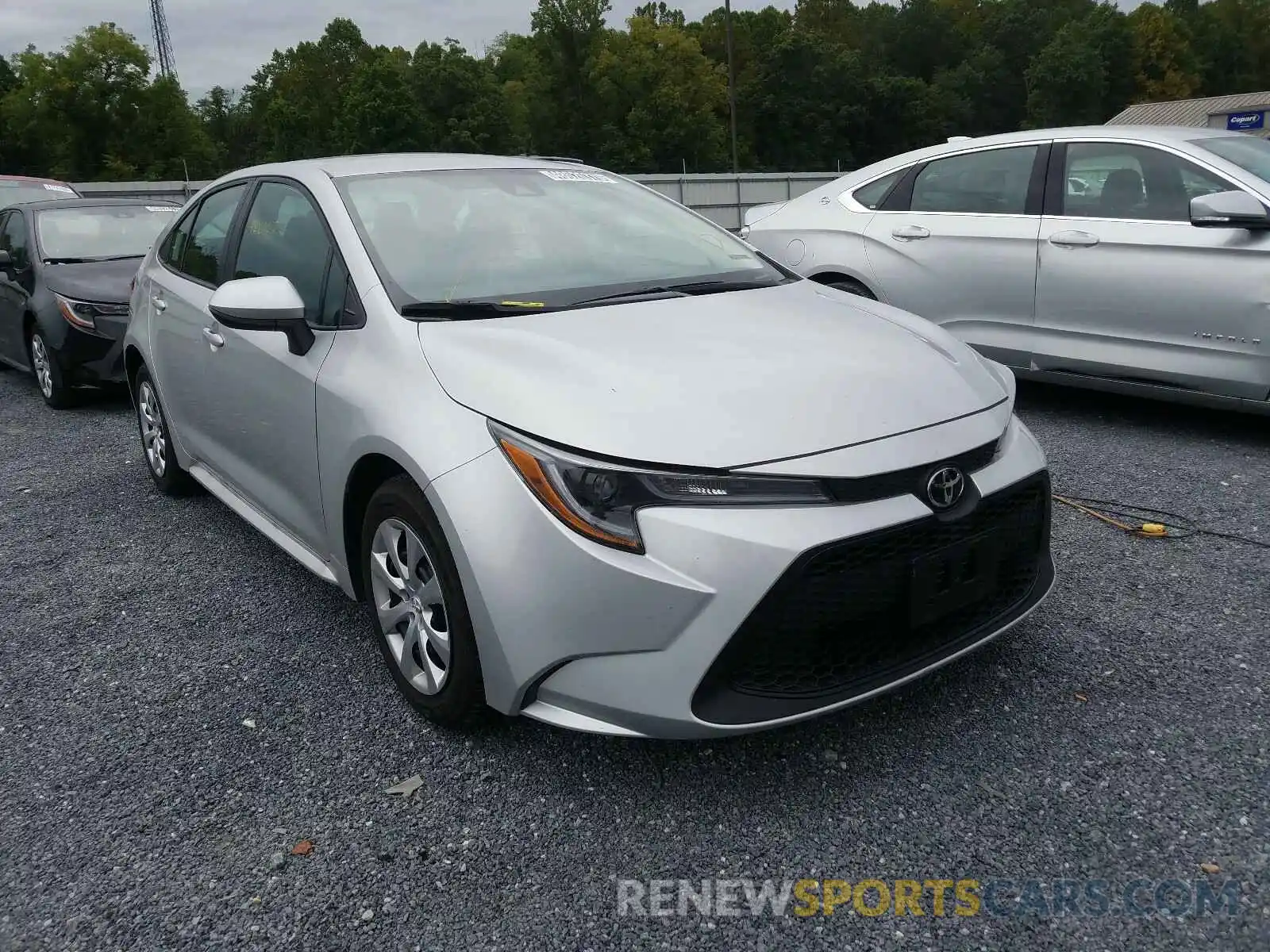 1 Photograph of a damaged car 5YFEPRAE7LP098969 TOYOTA COROLLA 2020