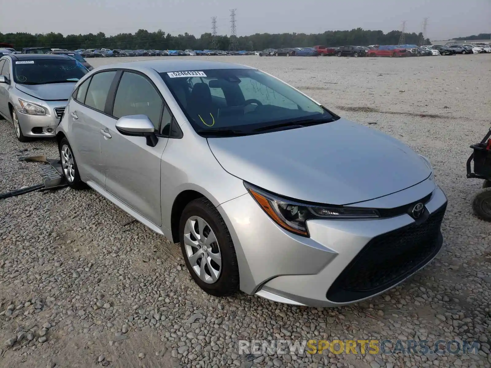 1 Photograph of a damaged car 5YFEPRAE7LP099118 TOYOTA COROLLA 2020