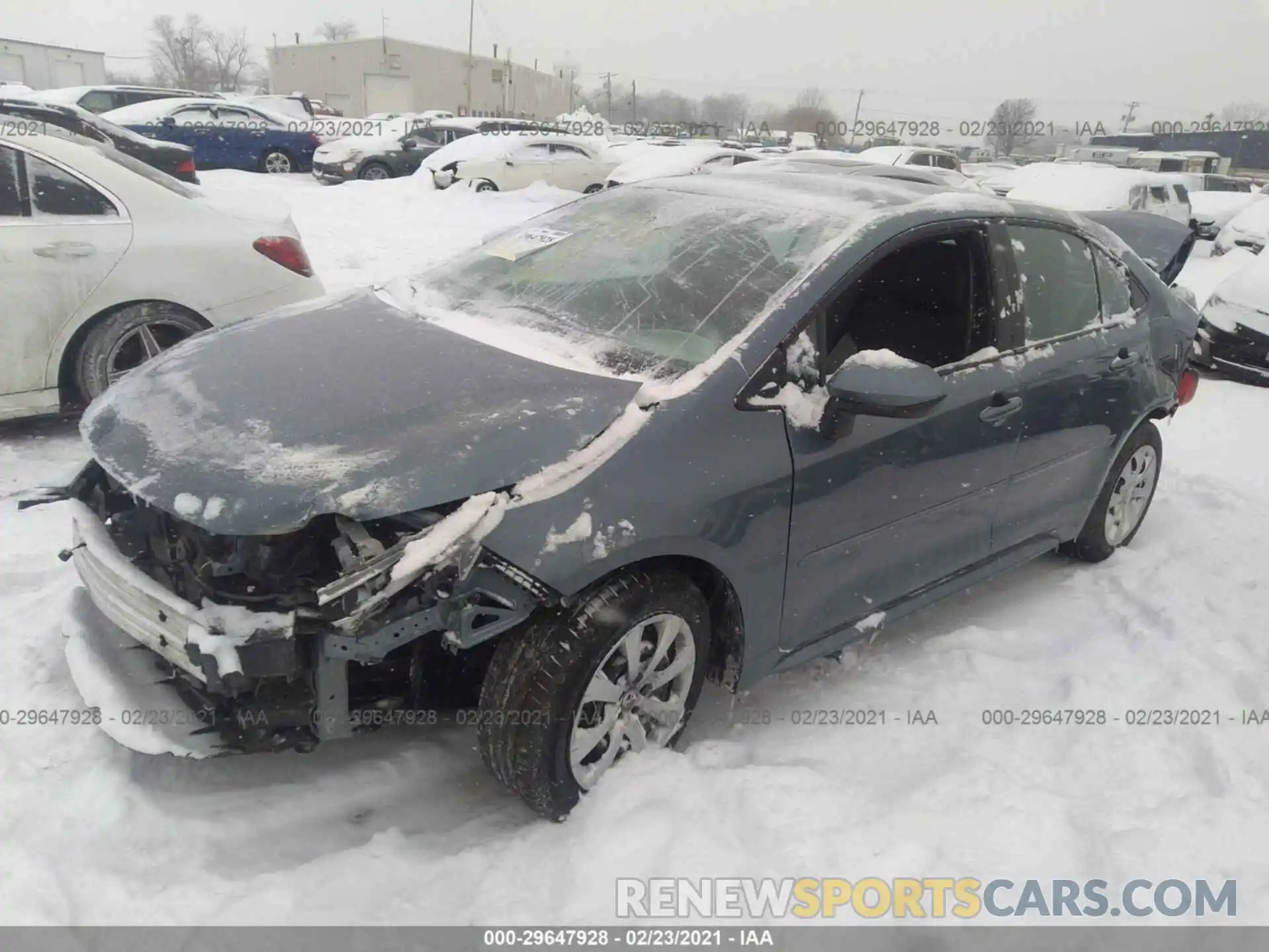 2 Photograph of a damaged car 5YFEPRAE7LP100512 TOYOTA COROLLA 2020