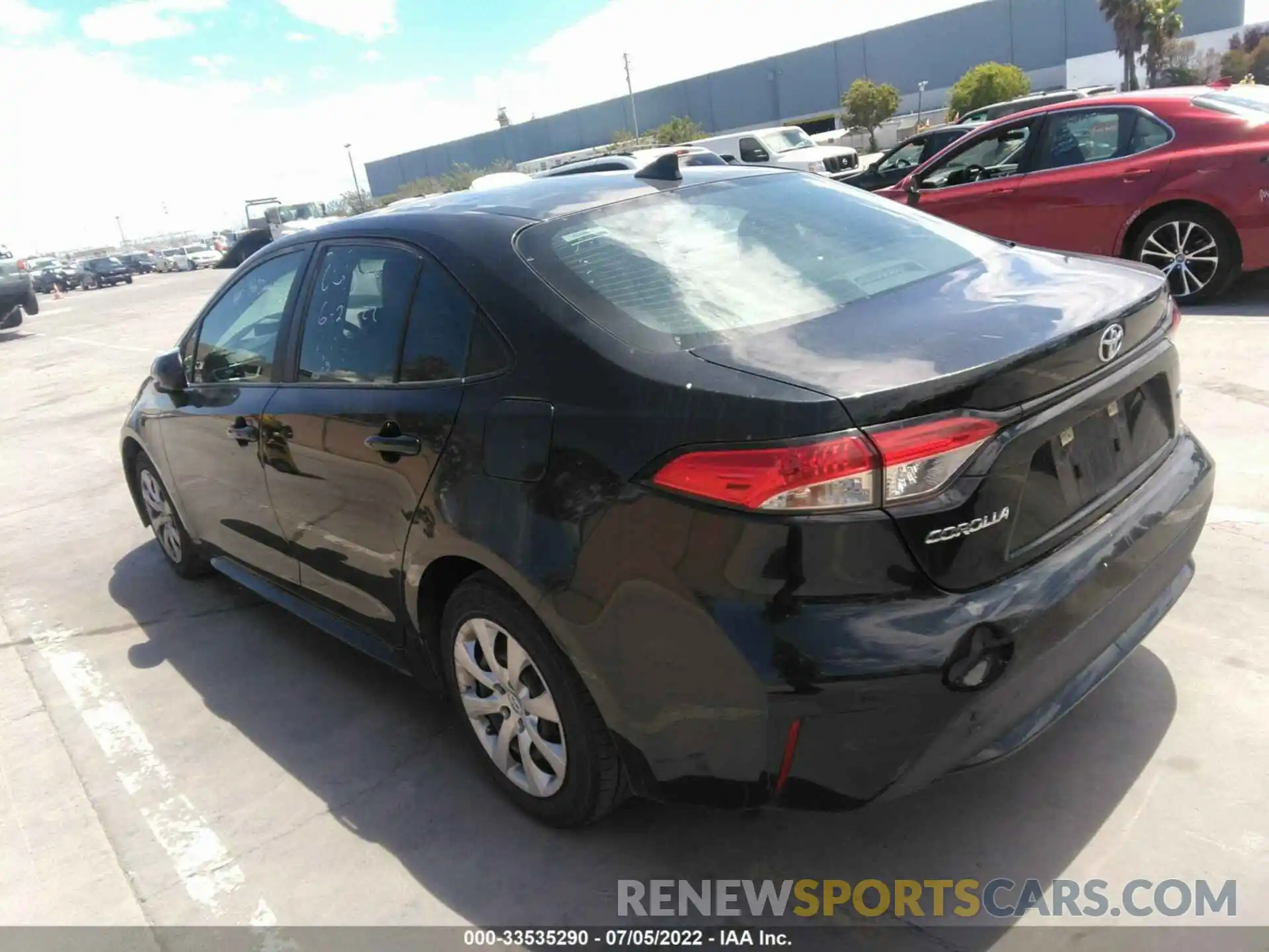 3 Photograph of a damaged car 5YFEPRAE7LP101188 TOYOTA COROLLA 2020