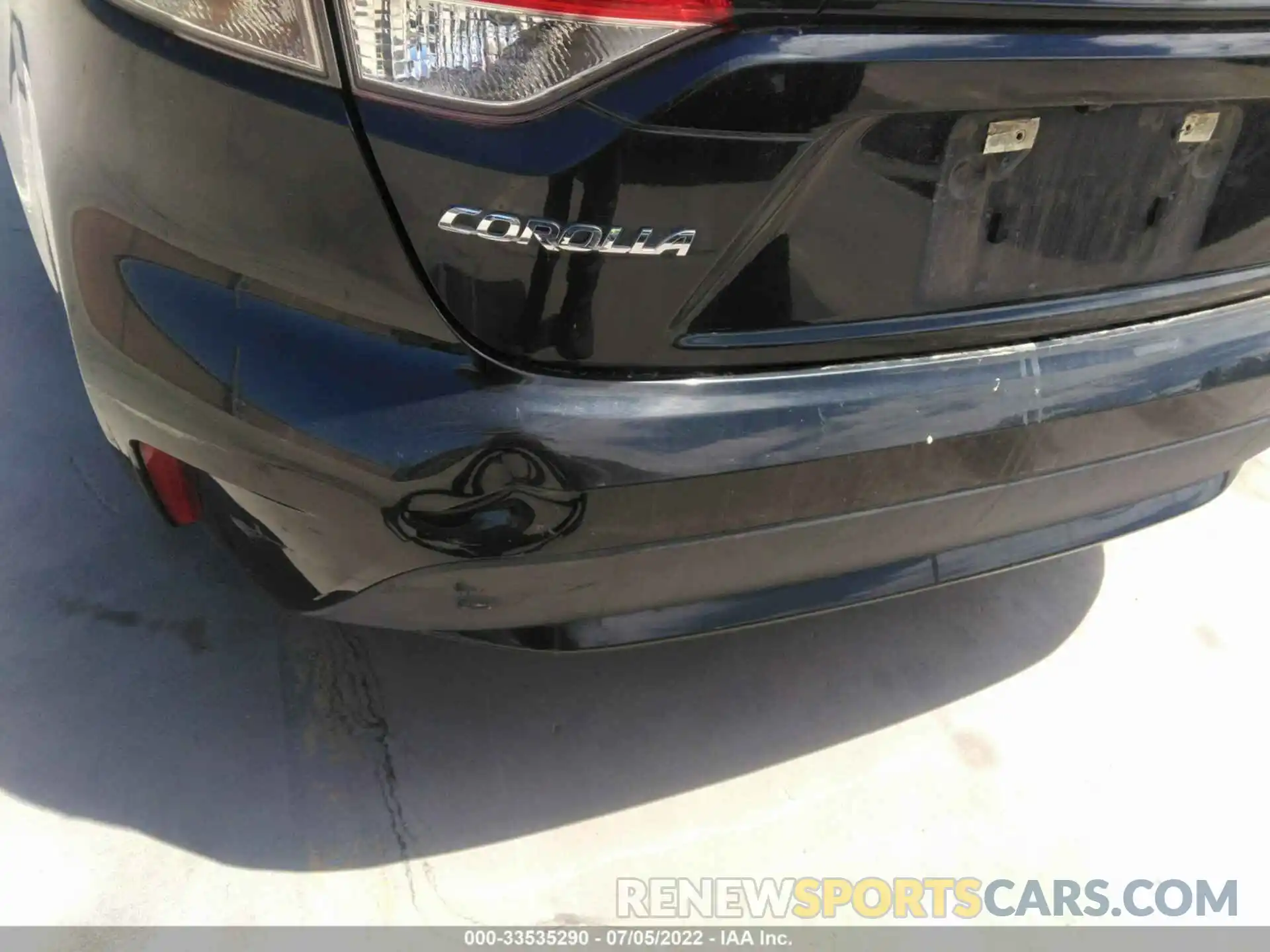 6 Photograph of a damaged car 5YFEPRAE7LP101188 TOYOTA COROLLA 2020