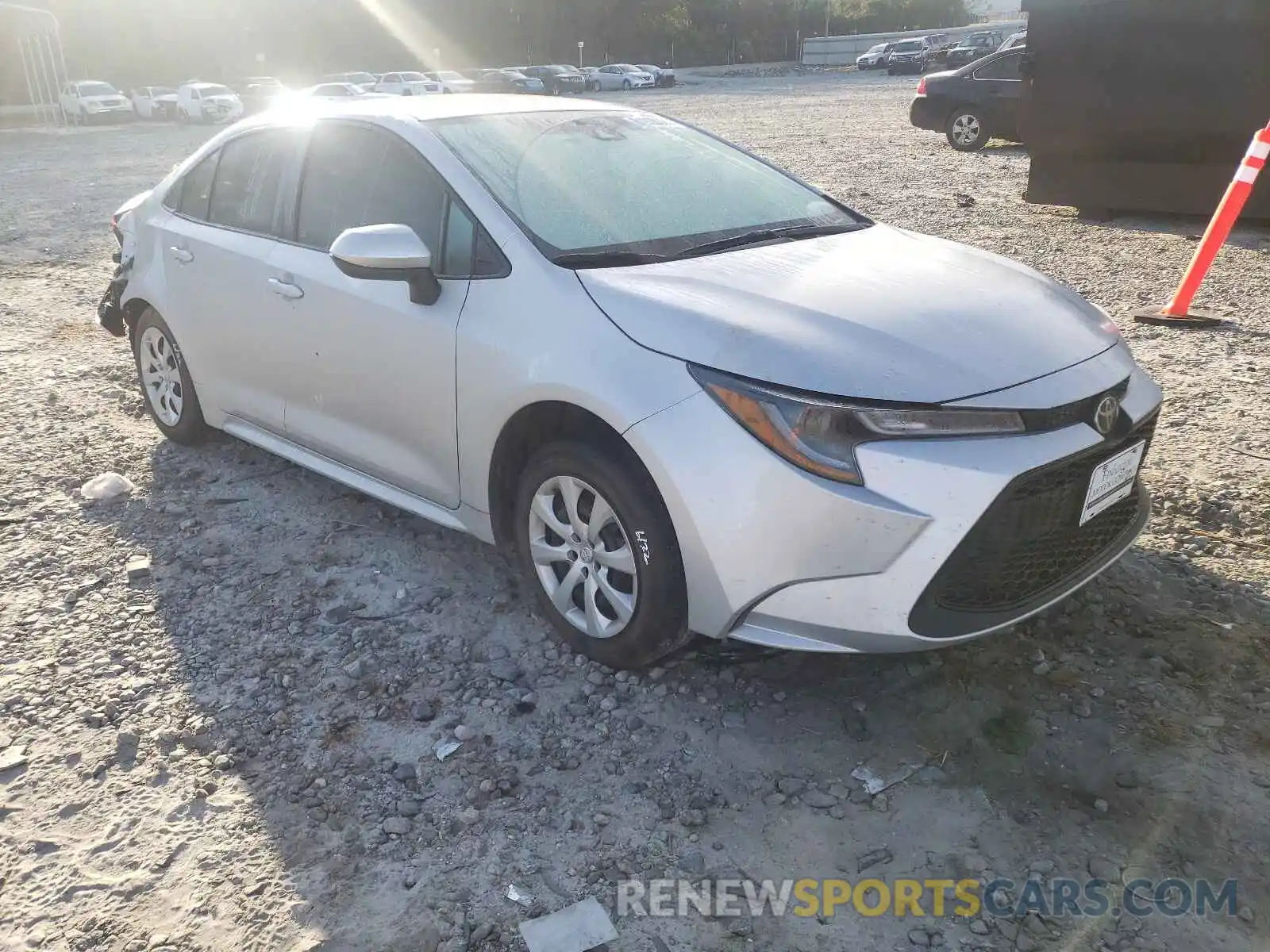 1 Photograph of a damaged car 5YFEPRAE7LP101403 TOYOTA COROLLA 2020