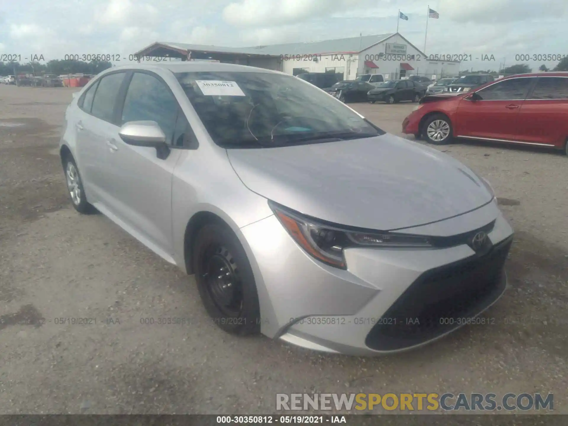 1 Photograph of a damaged car 5YFEPRAE7LP101725 TOYOTA COROLLA 2020