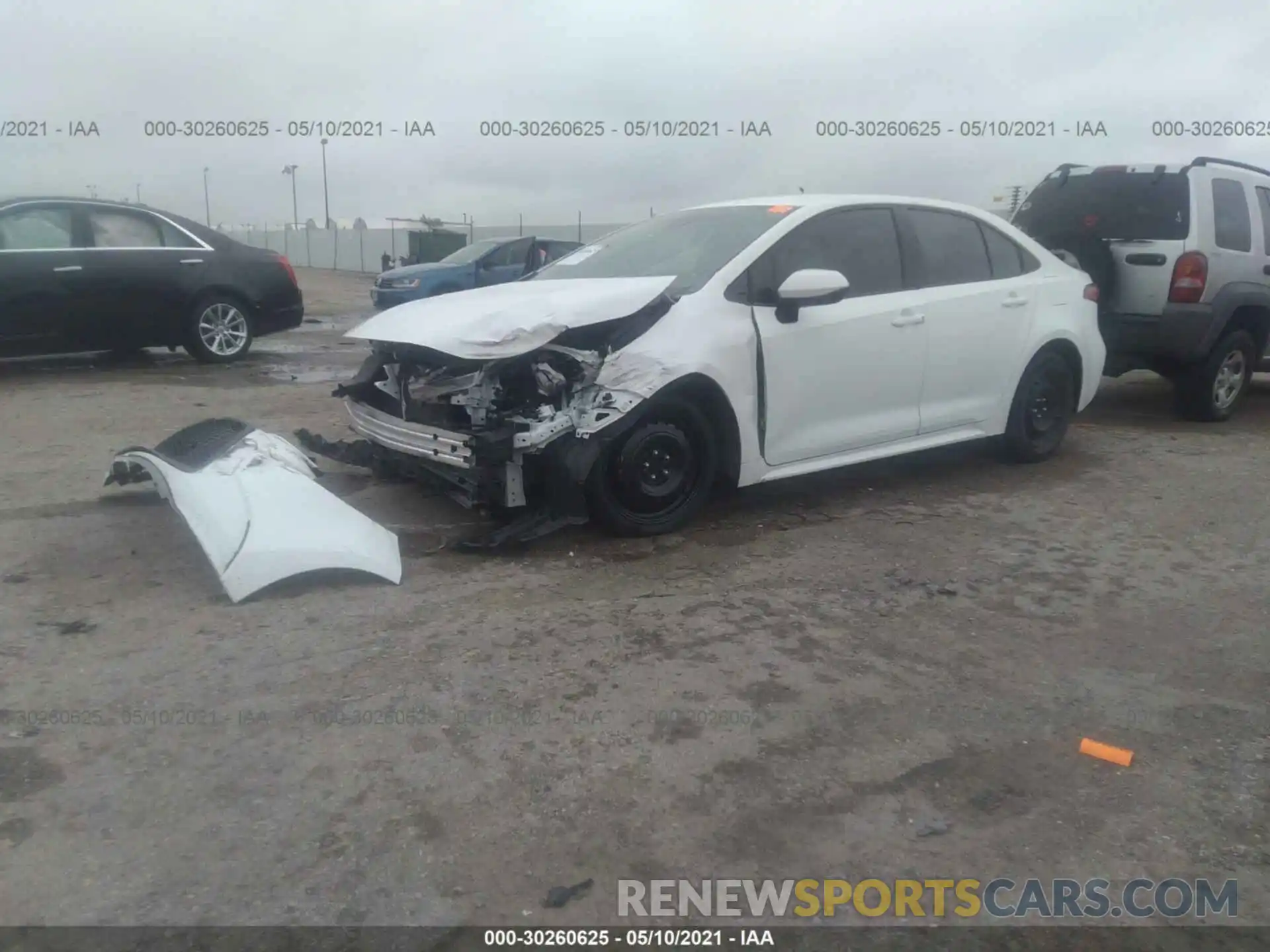 2 Photograph of a damaged car 5YFEPRAE7LP101787 TOYOTA COROLLA 2020