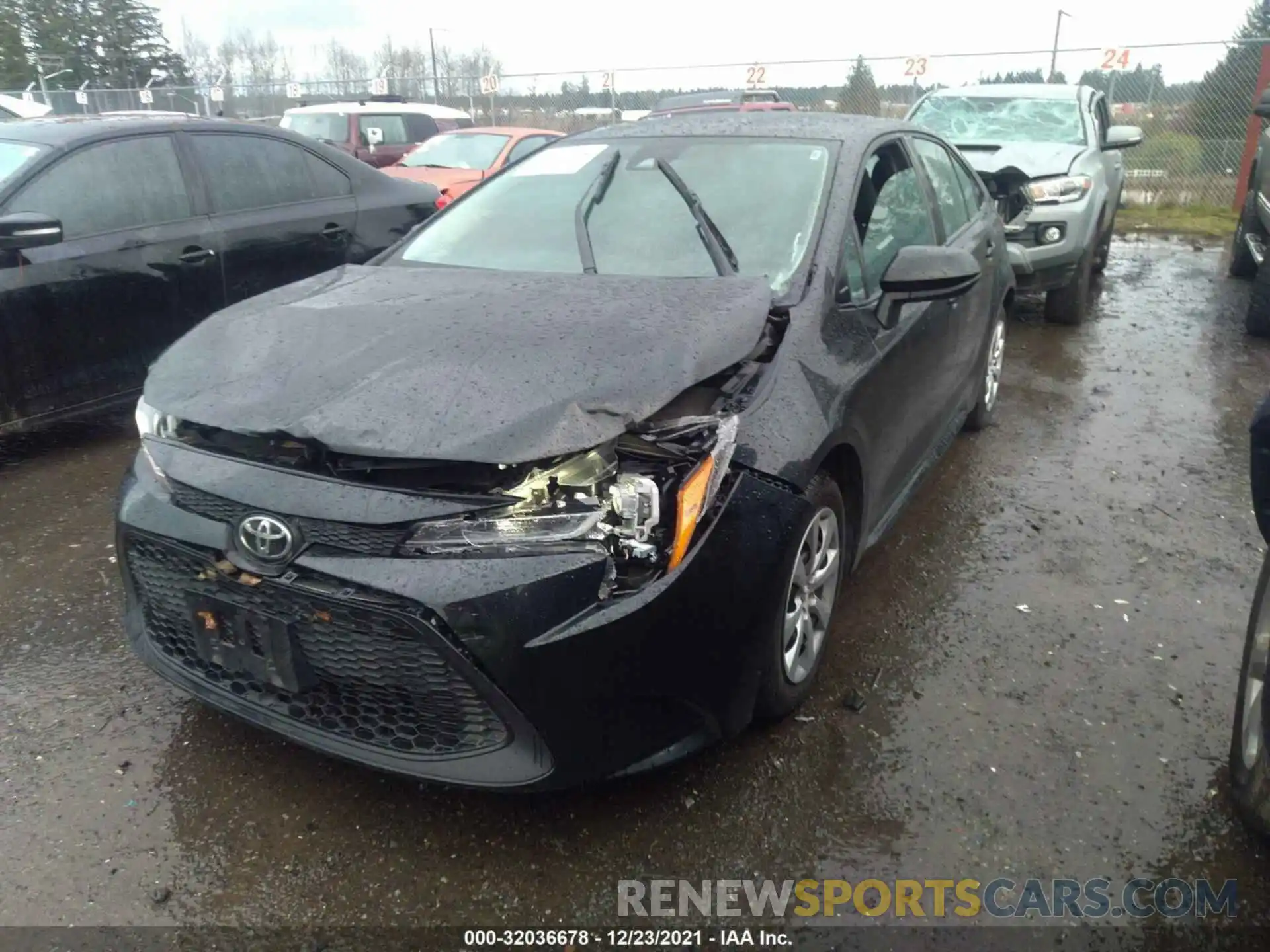 2 Photograph of a damaged car 5YFEPRAE7LP102003 TOYOTA COROLLA 2020