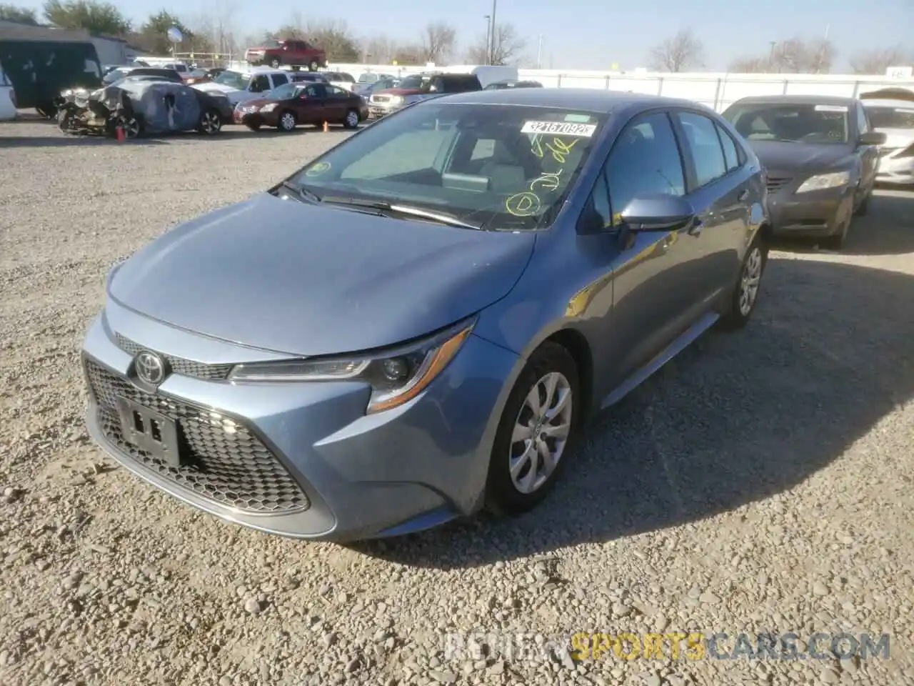 2 Photograph of a damaged car 5YFEPRAE7LP102311 TOYOTA COROLLA 2020