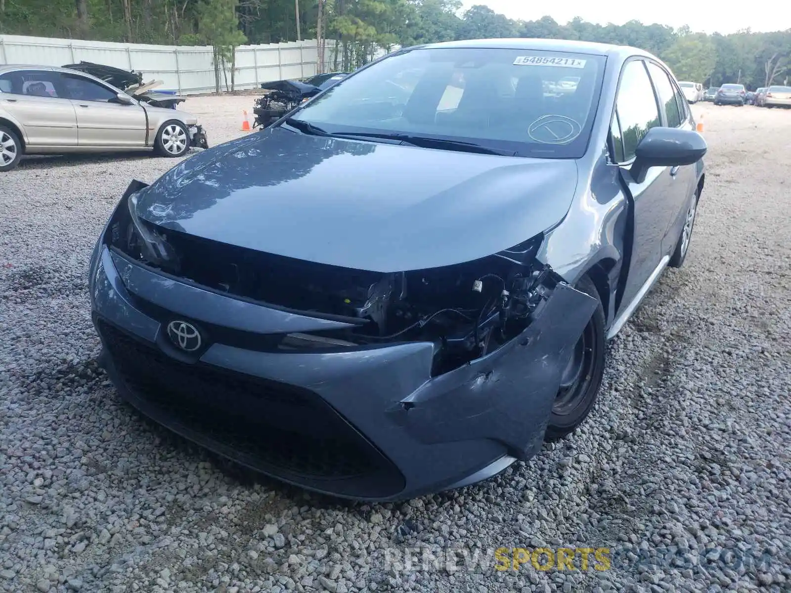 2 Photograph of a damaged car 5YFEPRAE7LP103670 TOYOTA COROLLA 2020