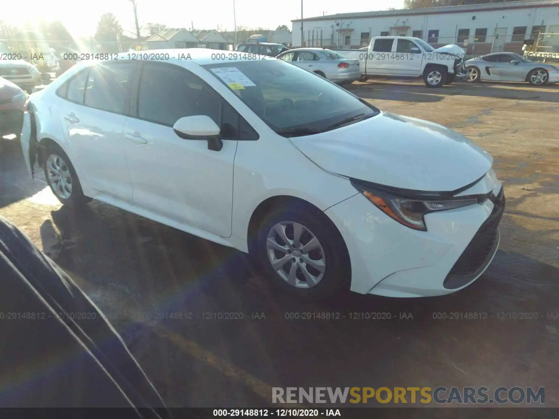 1 Photograph of a damaged car 5YFEPRAE7LP105113 TOYOTA COROLLA 2020