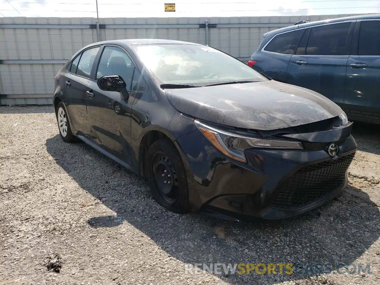 1 Photograph of a damaged car 5YFEPRAE7LP105516 TOYOTA COROLLA 2020