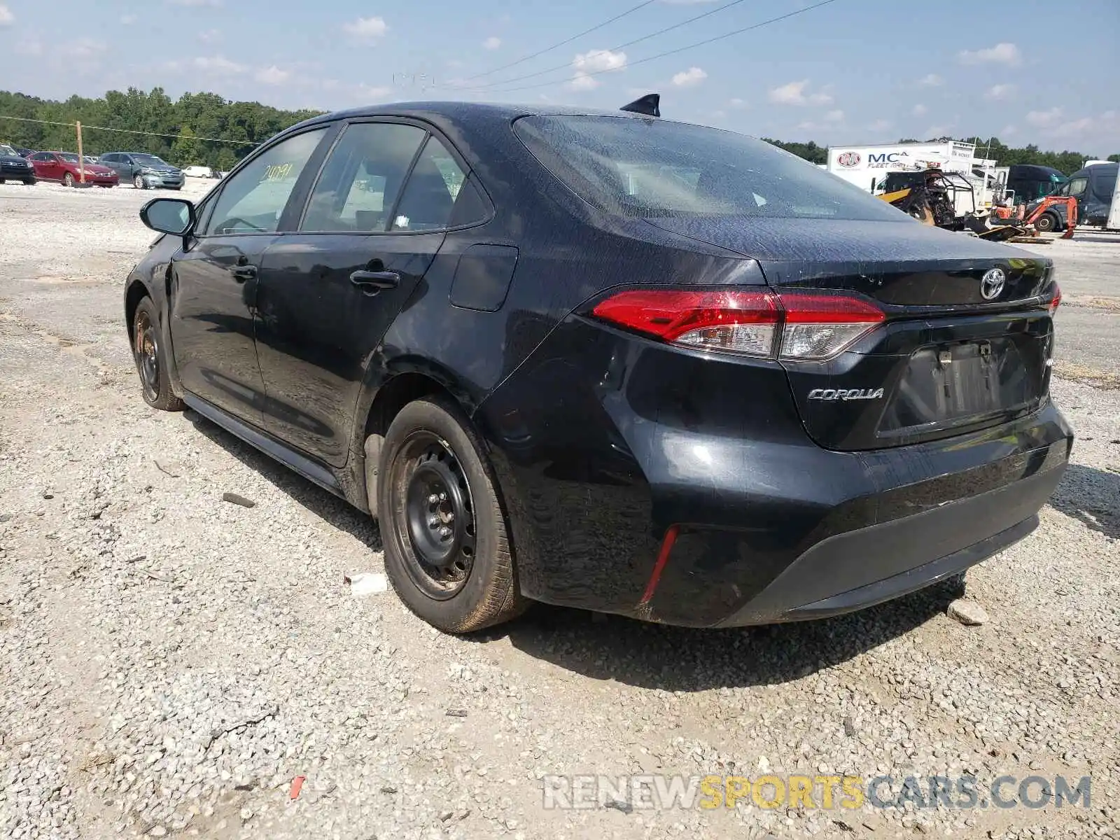 3 Photograph of a damaged car 5YFEPRAE7LP105516 TOYOTA COROLLA 2020